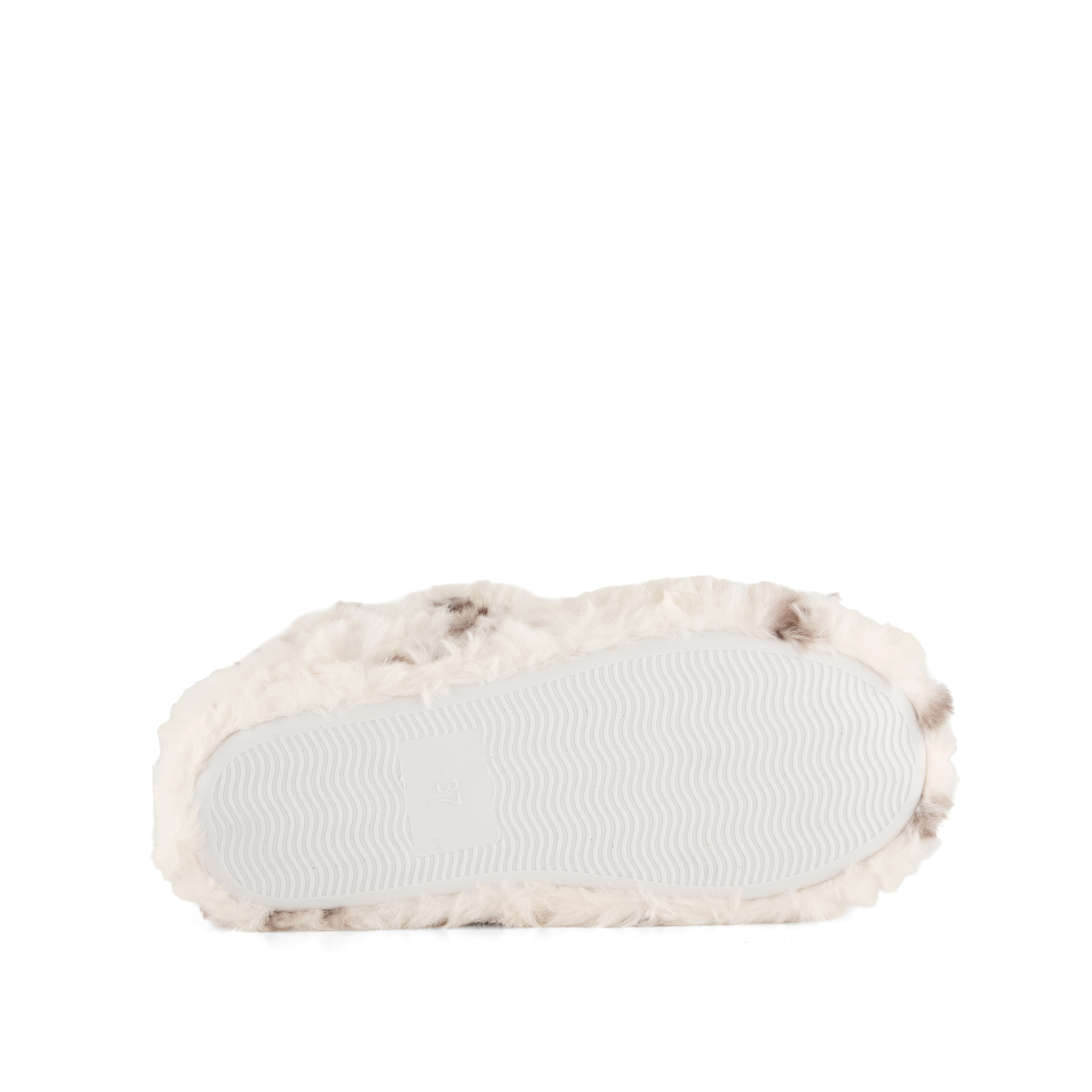 Thu!s hoge dames pluche pantoffels beige – foto 3