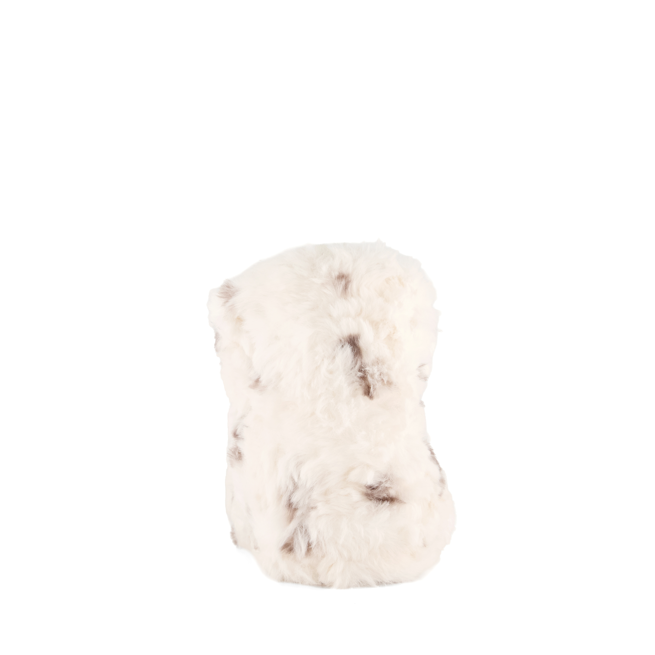 Thu!s hoge dames pluche pantoffels beige – foto 2