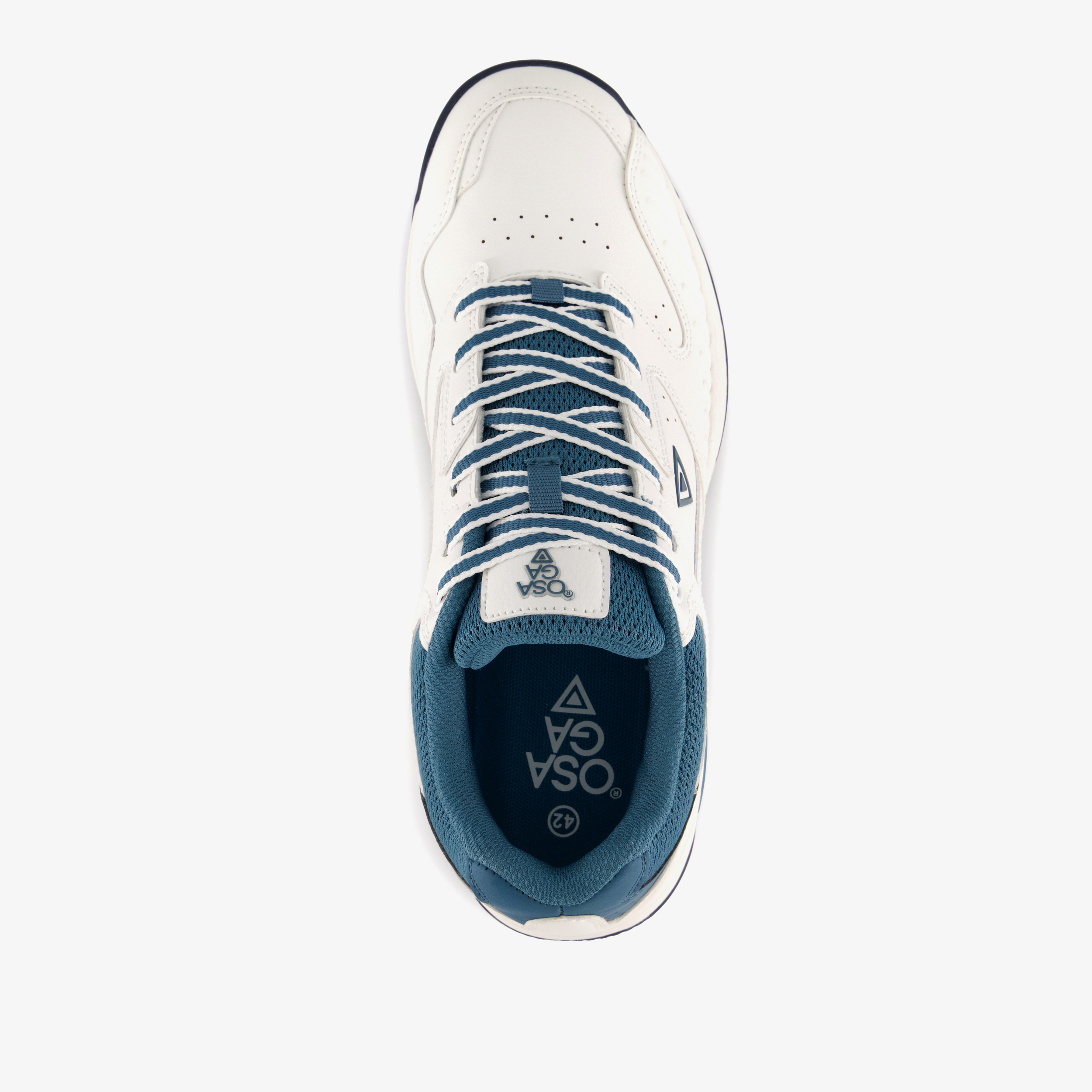 Osaga heren padelschoenen wit blauw – foto 4