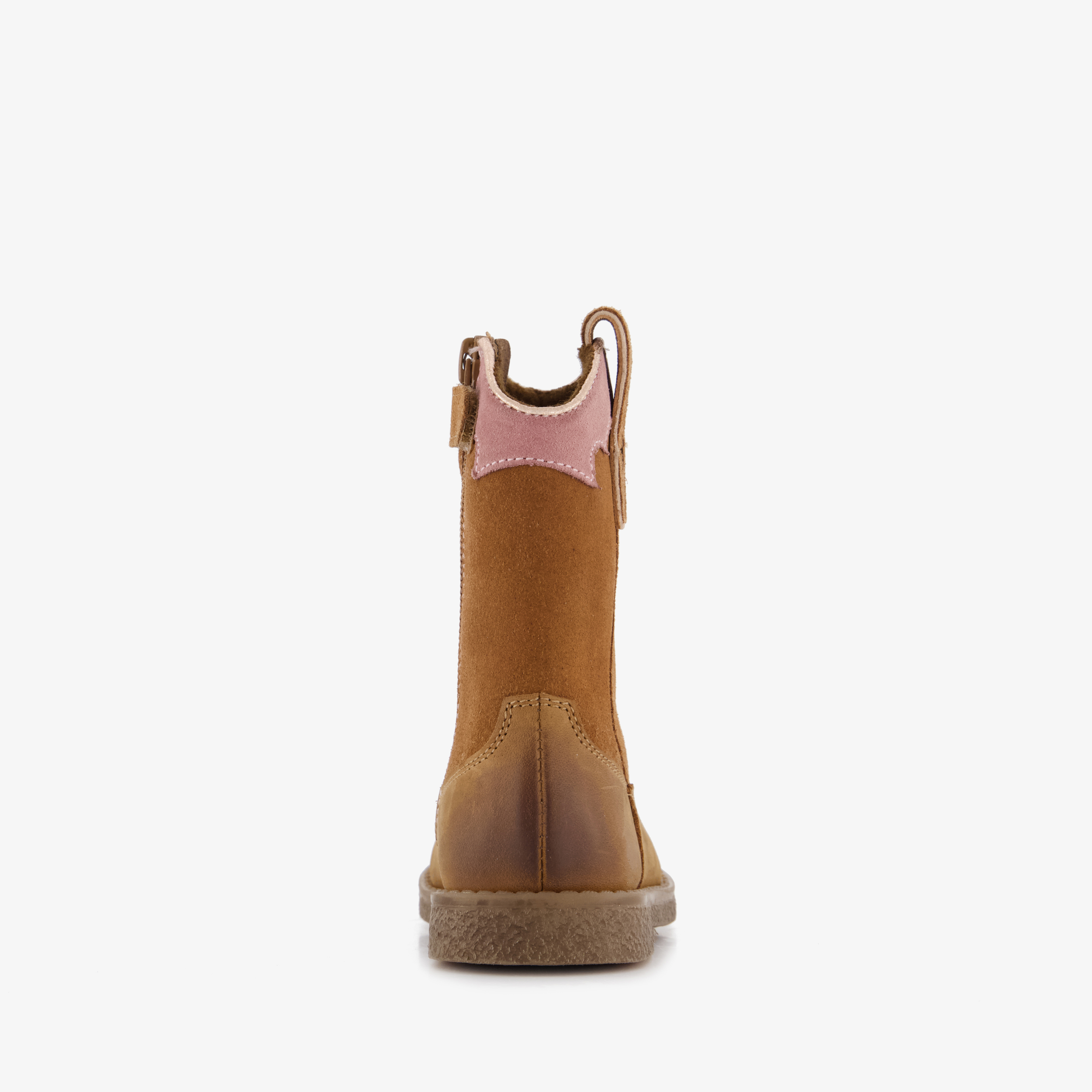 Groot leren meisjes cowboylaarzen cognac – foto 2