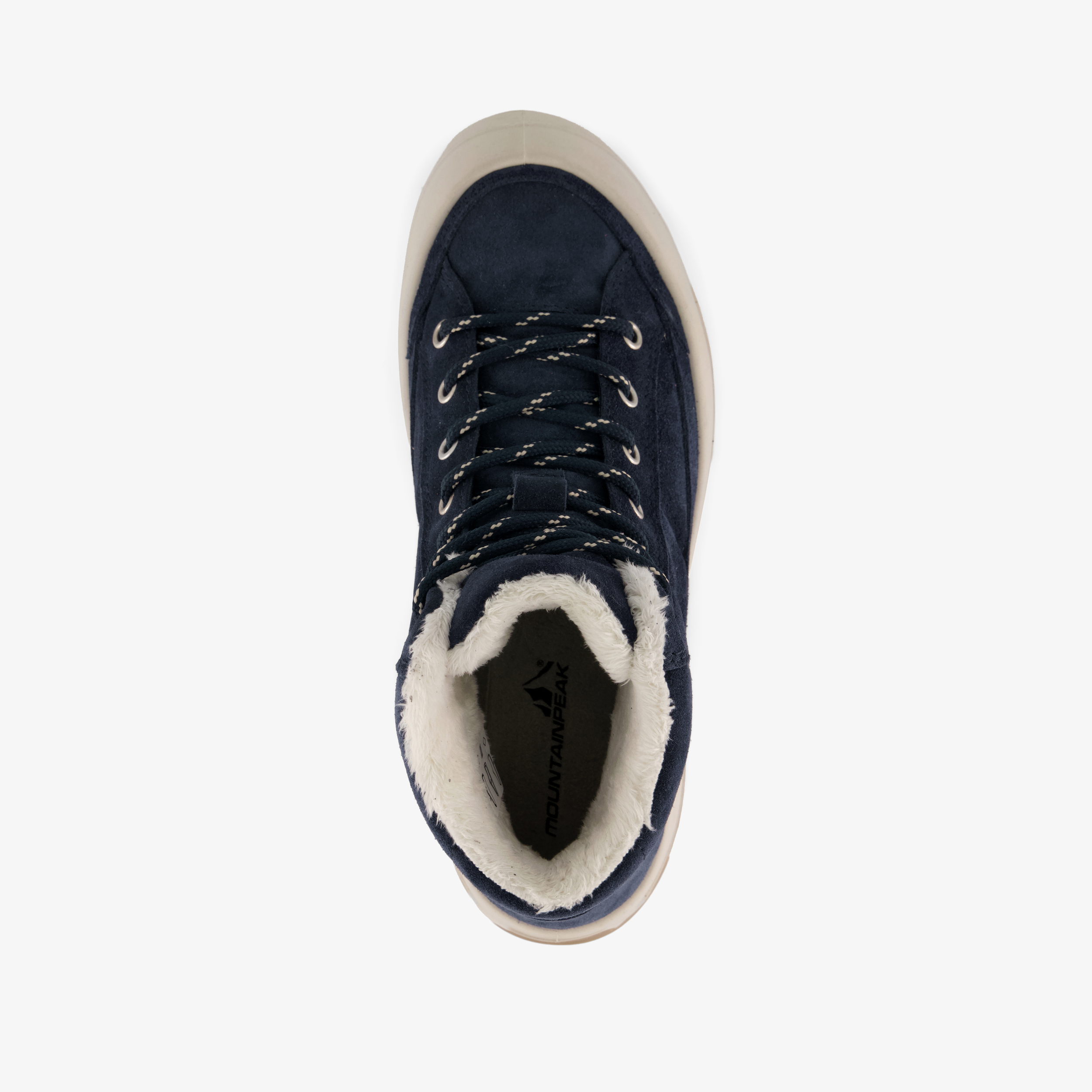Mountain Peak suède dames veterboots blauw wandelschoenen – foto 4