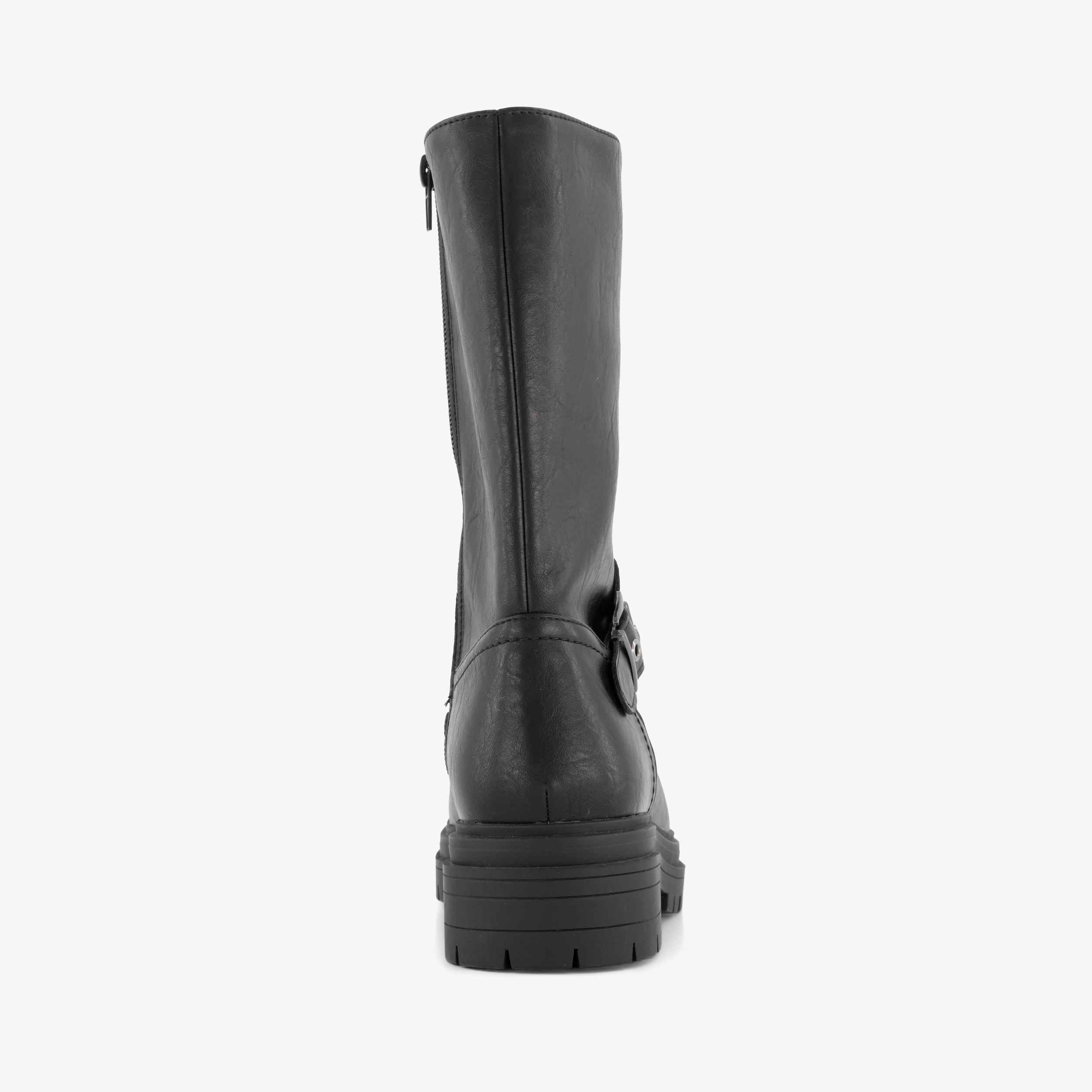 Blue Box dames biker boots met gesp zwart laarzen – foto 2