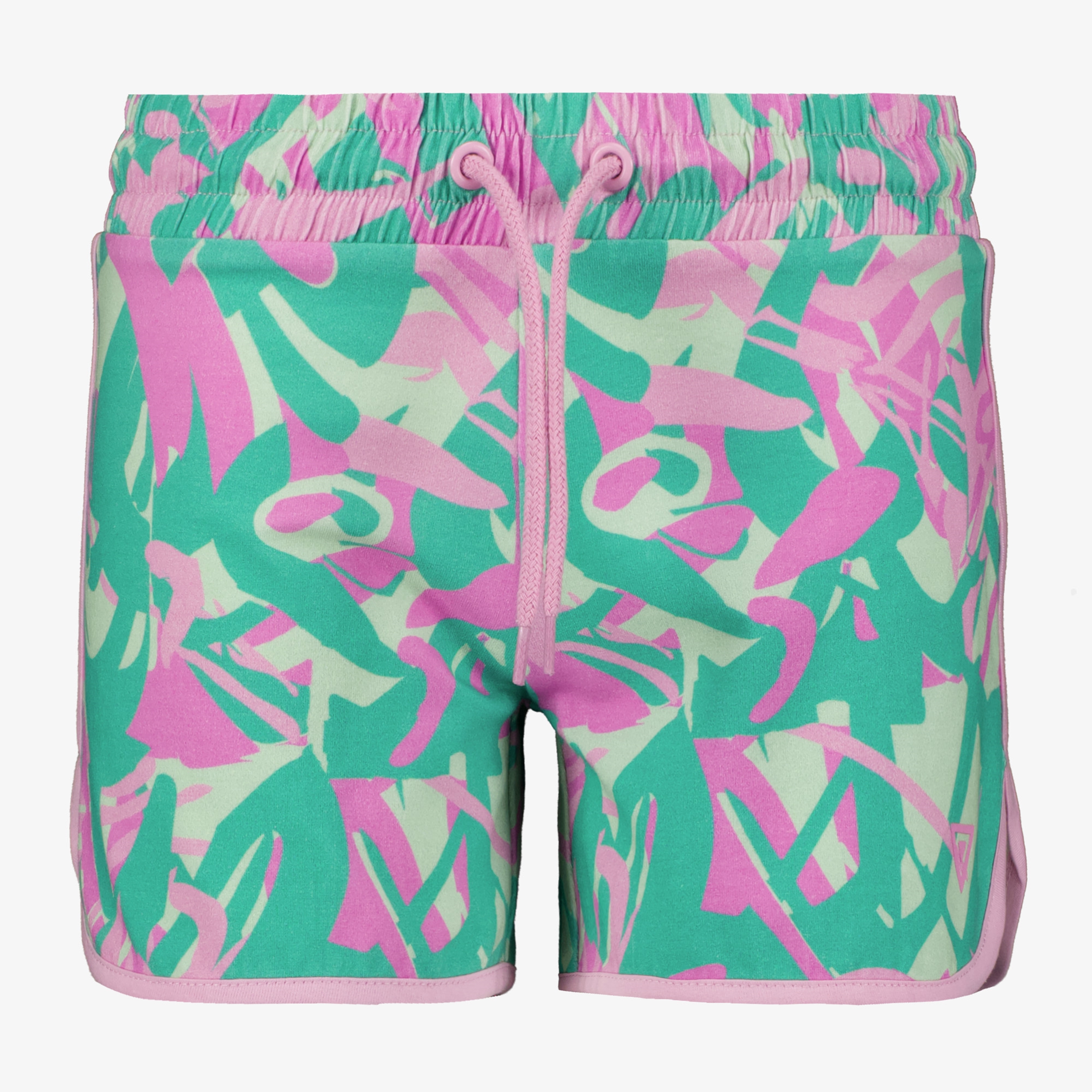 Osaga meisjes sweatshort roze mintgroen