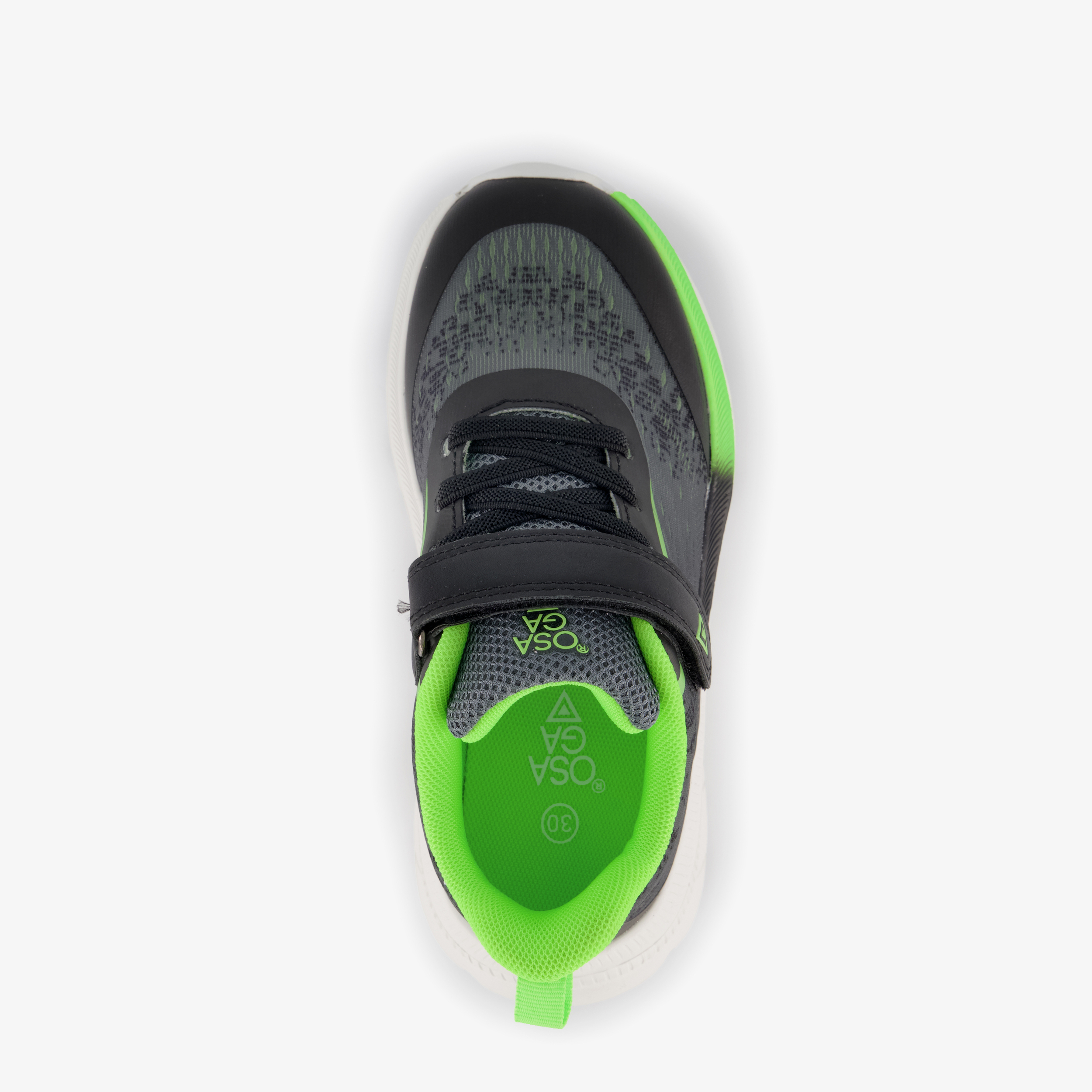 Osaga kinder sportschoenen zwart groen meisjes sneakers – foto 4