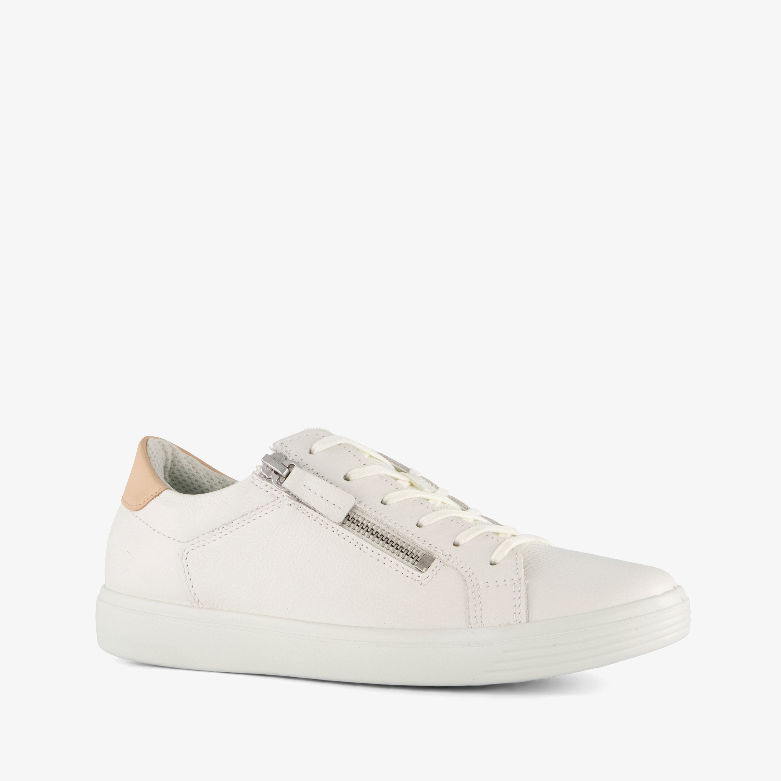 ECCO Classic leren dames sneakers wit