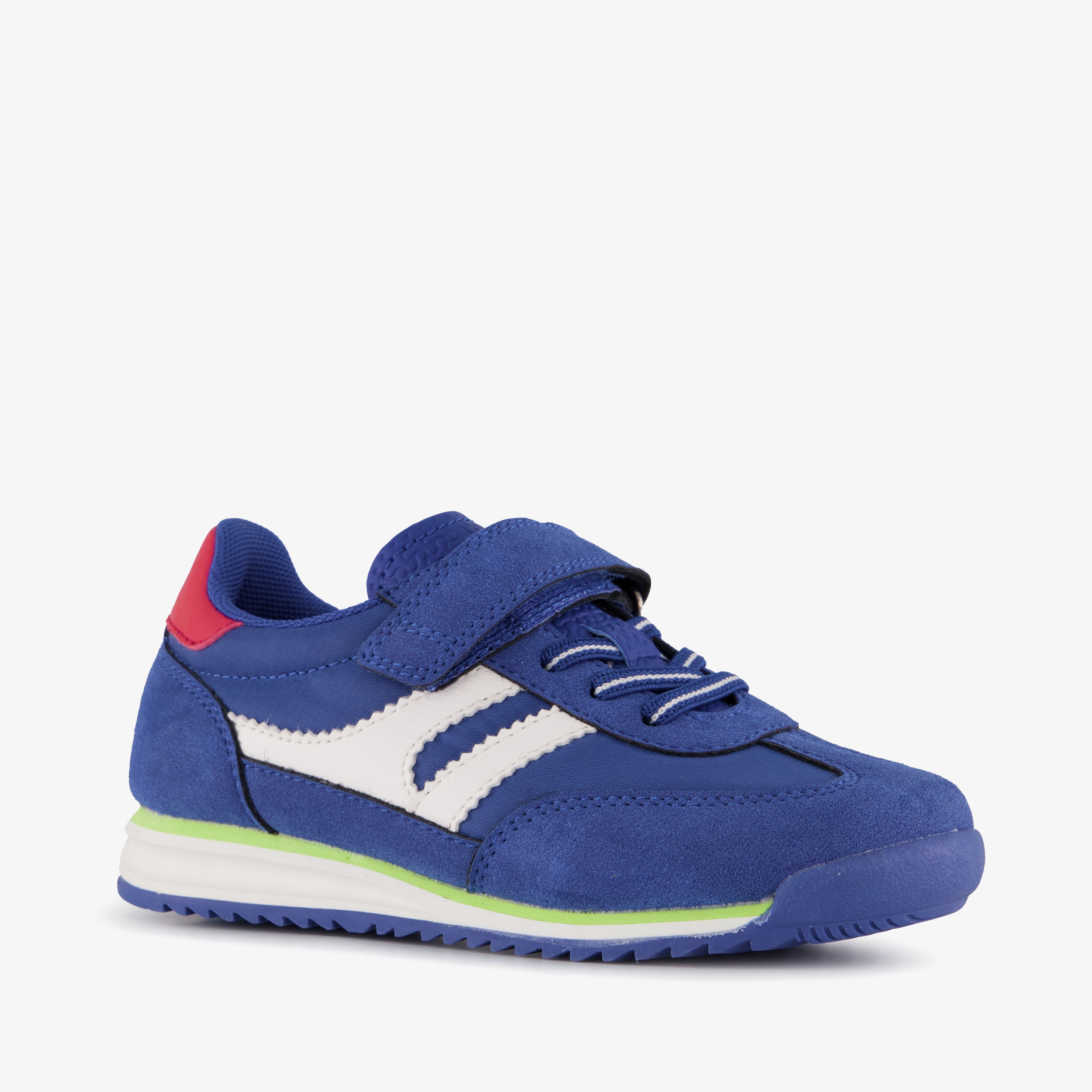 Blue Box jongens sneakers blauw rood