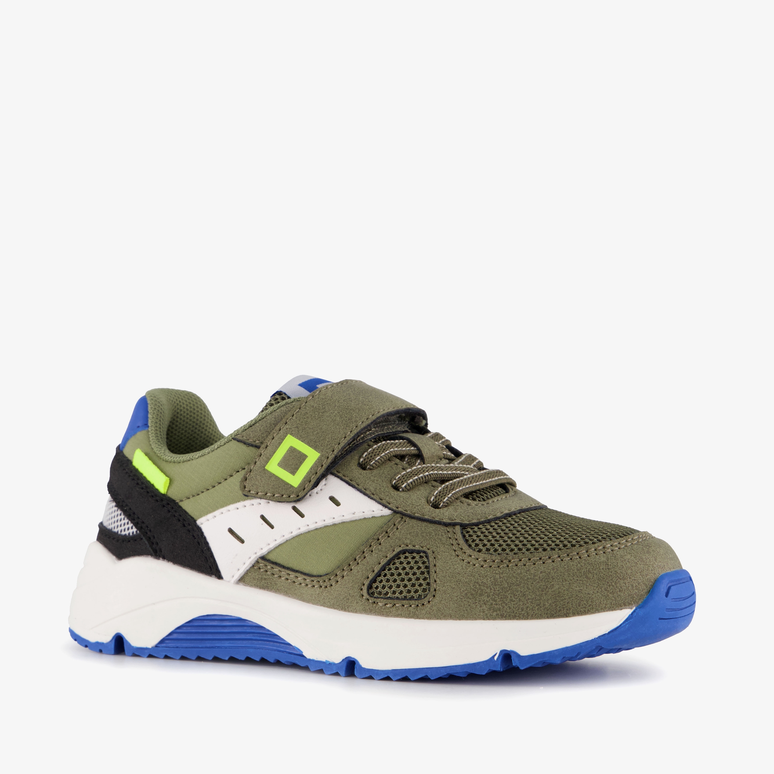Blue Box jongens sneakers groen blauw