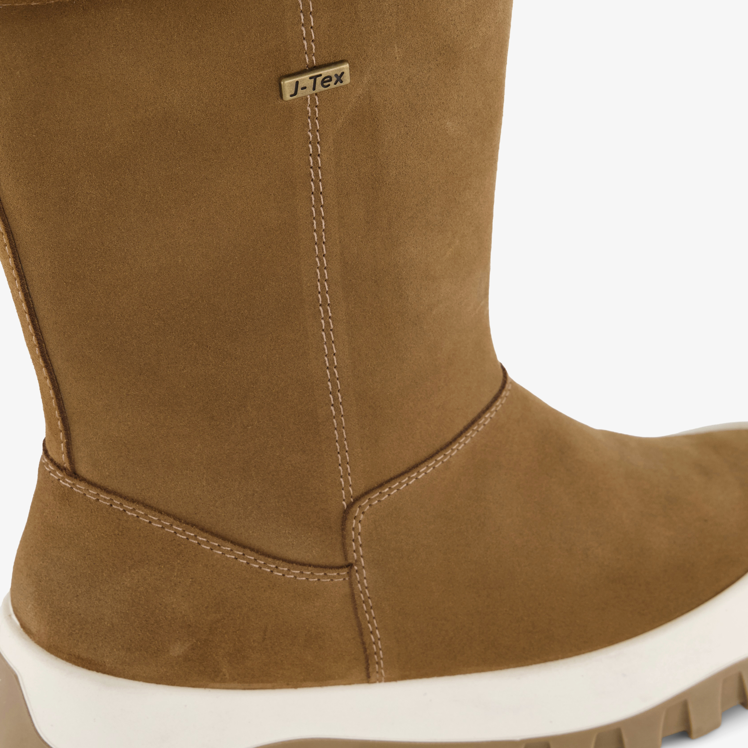 Mountain Peak suède dames laarzen cognac – foto 5