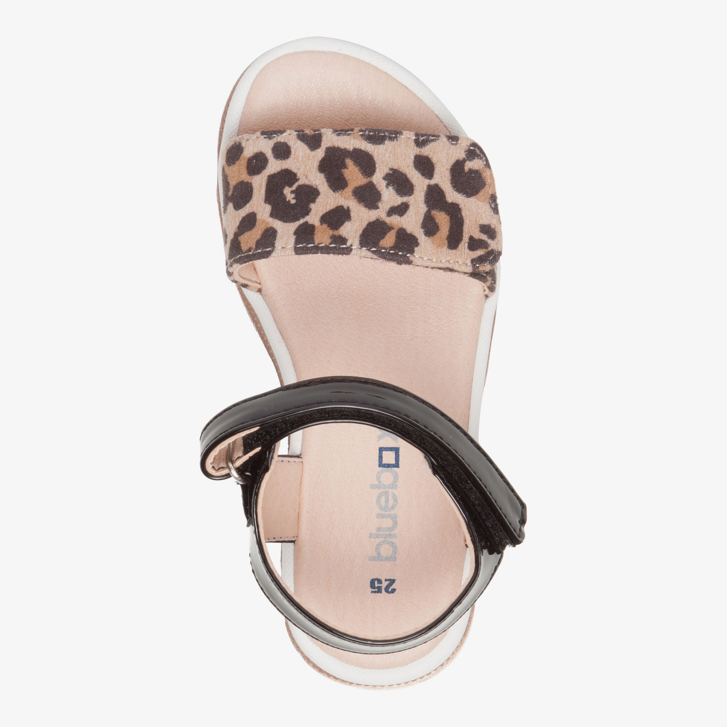 Blue Box meisjes lak sandalen met luipaardprint – foto 4