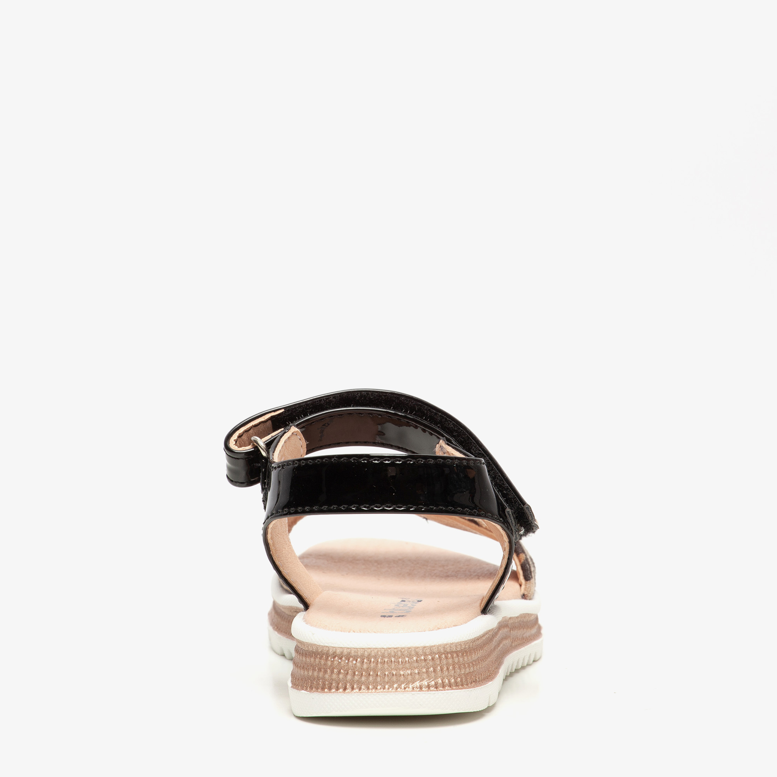 Blue Box meisjes lak sandalen met luipaardprint – foto 3