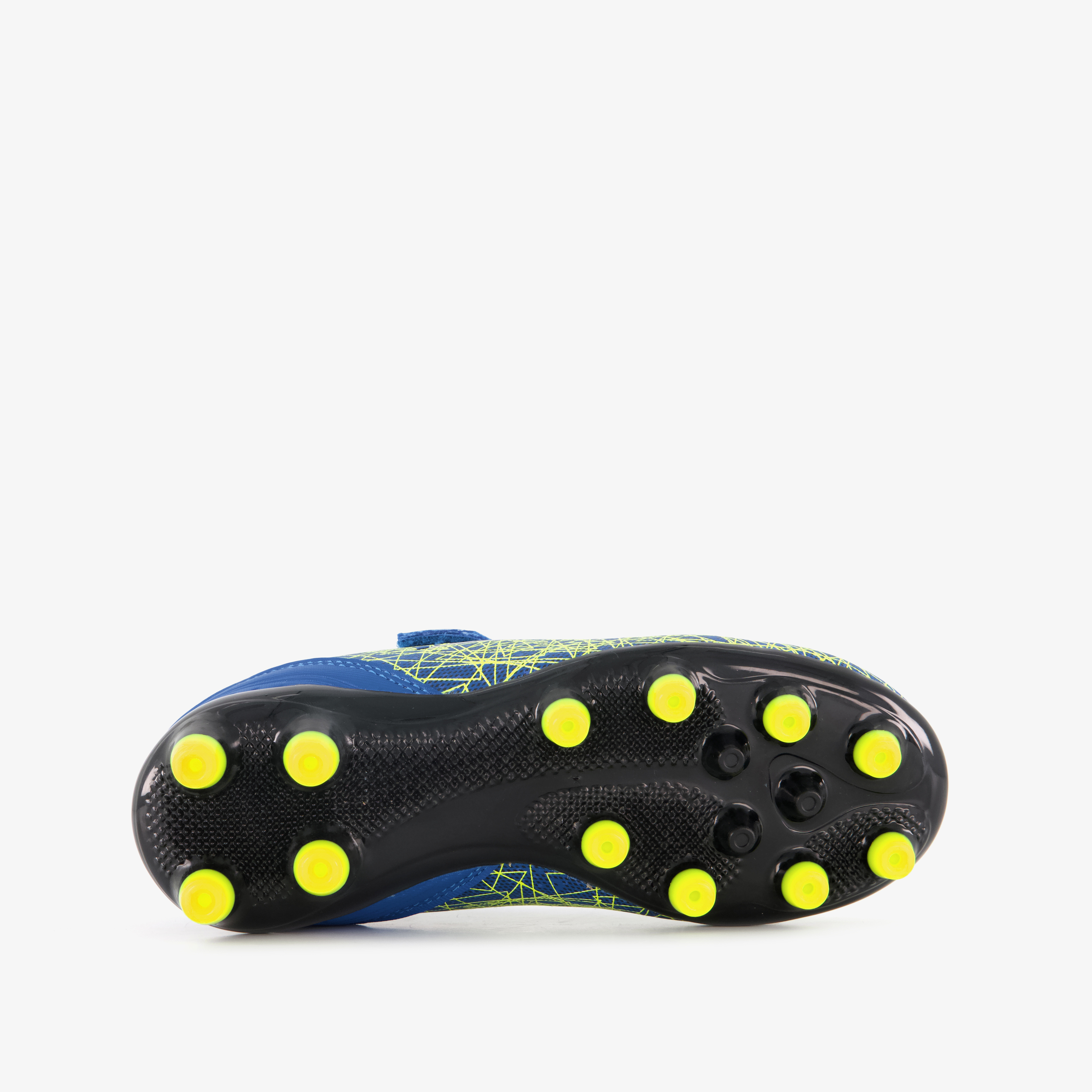 Dutchy Elevate FG kinder voetbalschoenen blauw geel meisjes veldschoenen – foto 3