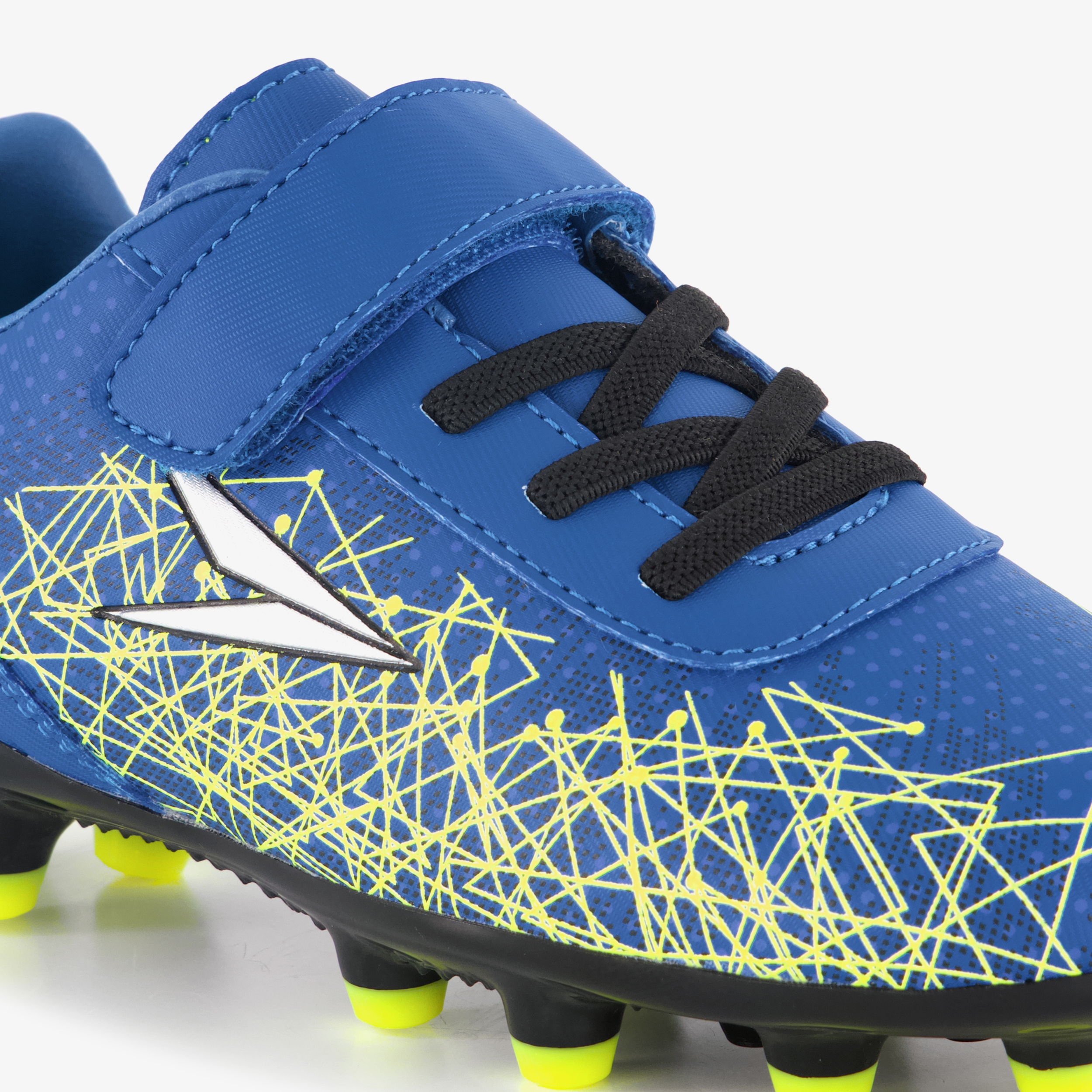 Dutchy Elevate FG kinder voetbalschoenen blauw geel meisjes veldschoenen – foto 5