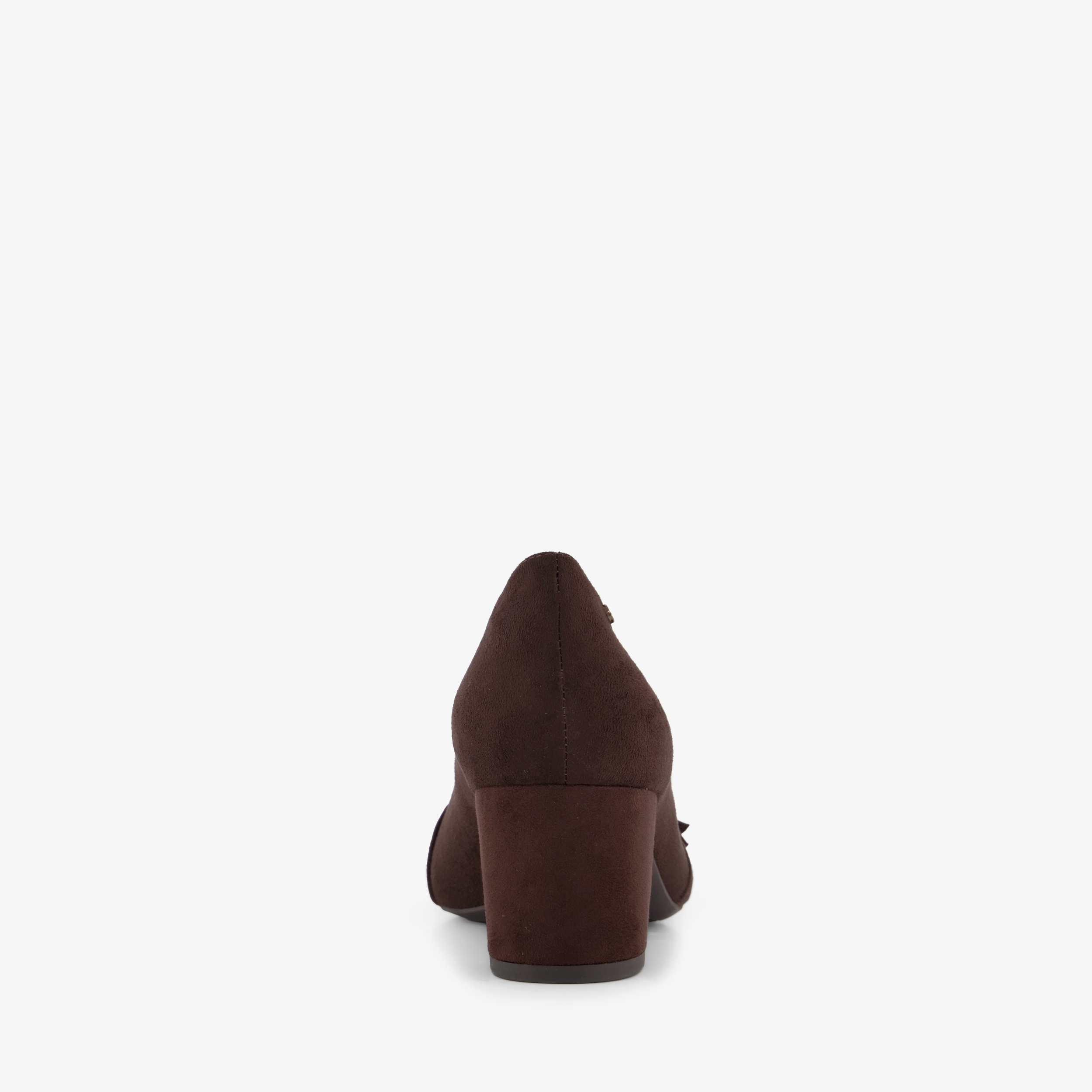Jana dames pumps met H-leest donkerbruin – foto 2