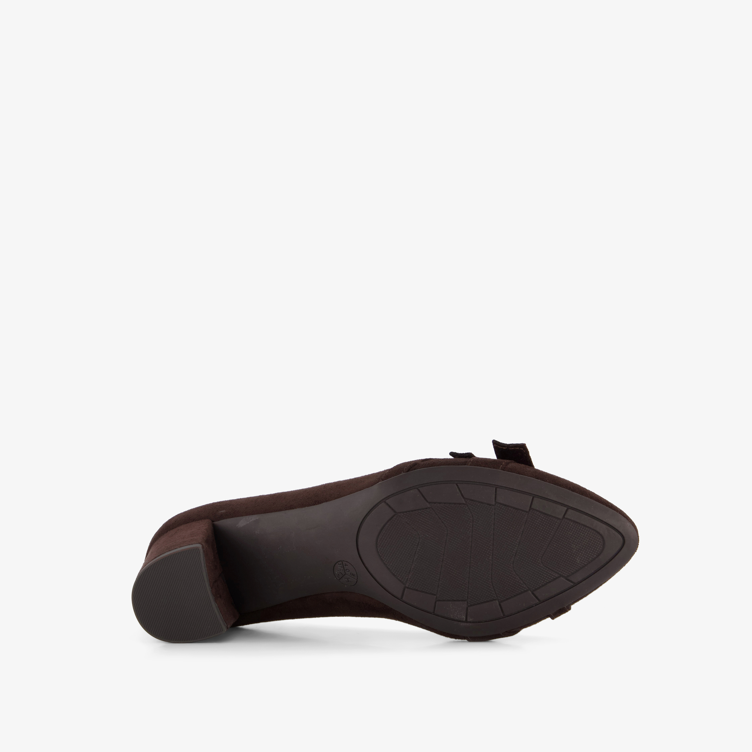 Jana dames pumps met H-leest donkerbruin – foto 3