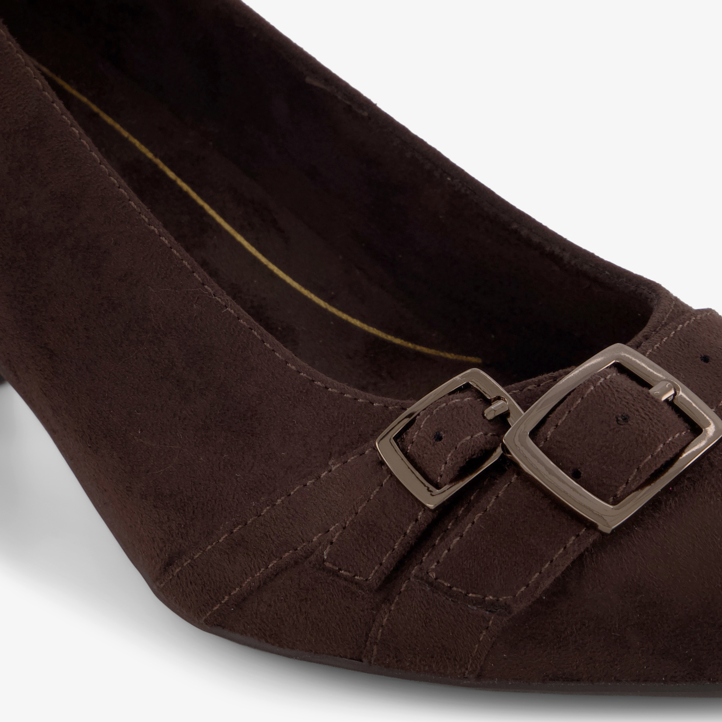 Jana dames pumps met H-leest donkerbruin – foto 5