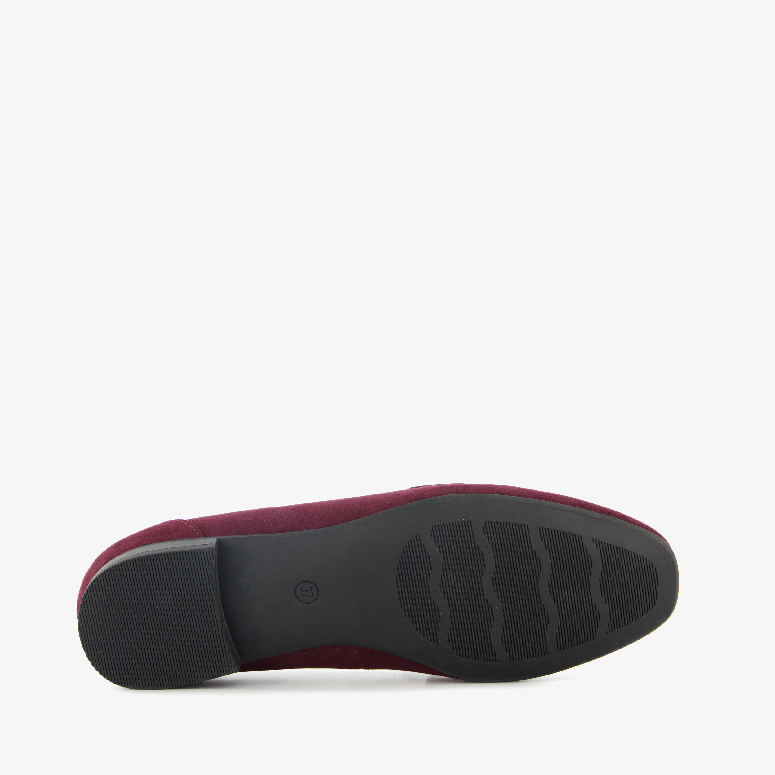 Nova dames loafers met gesp bordeauxrood instappers – foto 3
