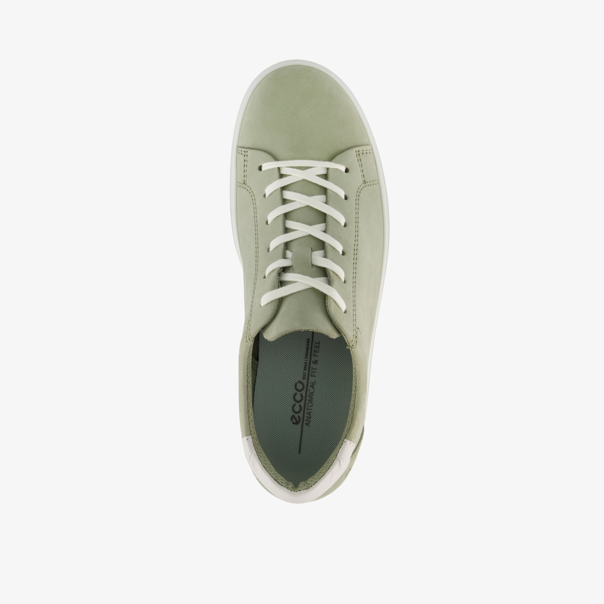 ECCO Classic W leren dames sneakers groen – foto 4