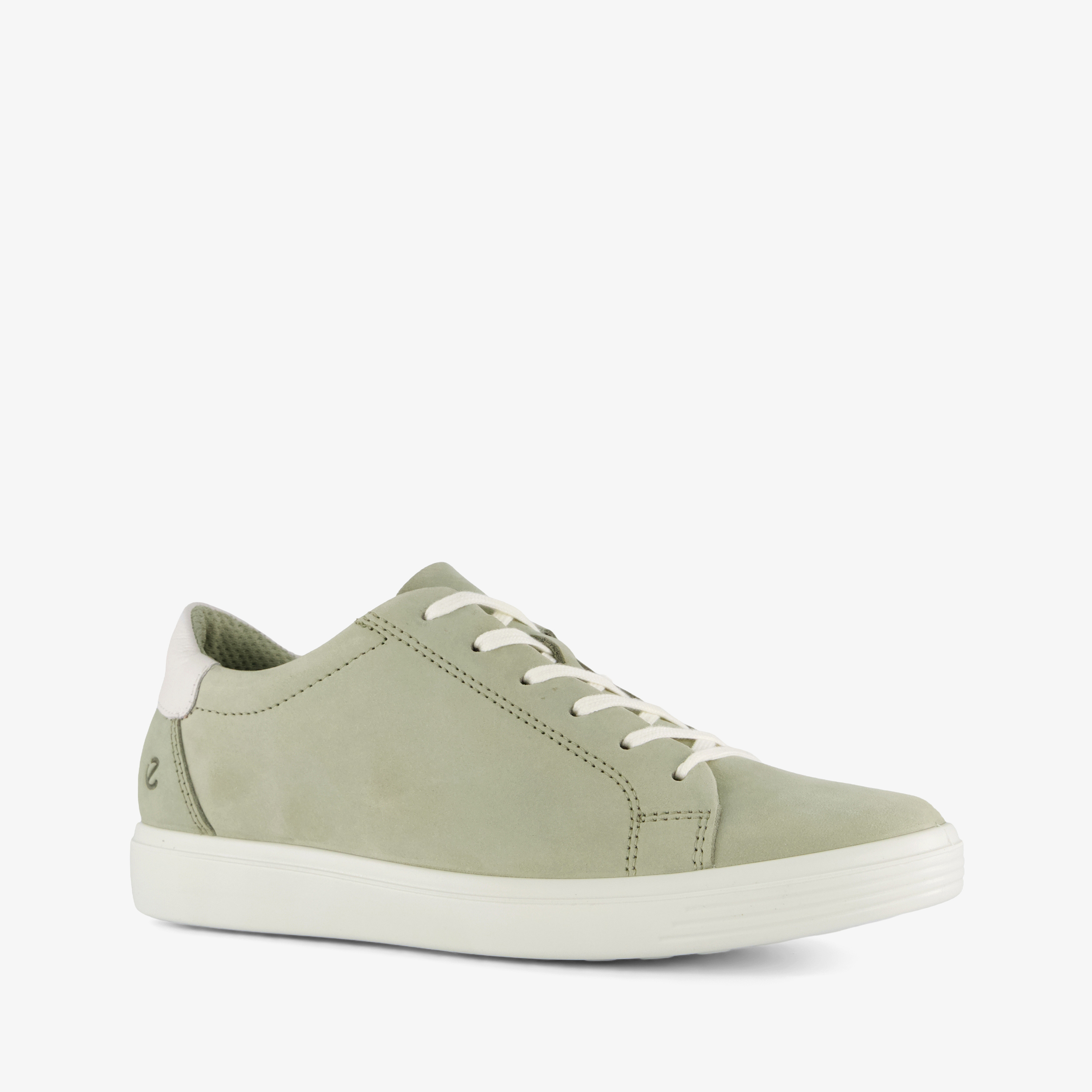 ECCO Classic W leren dames sneakers groen