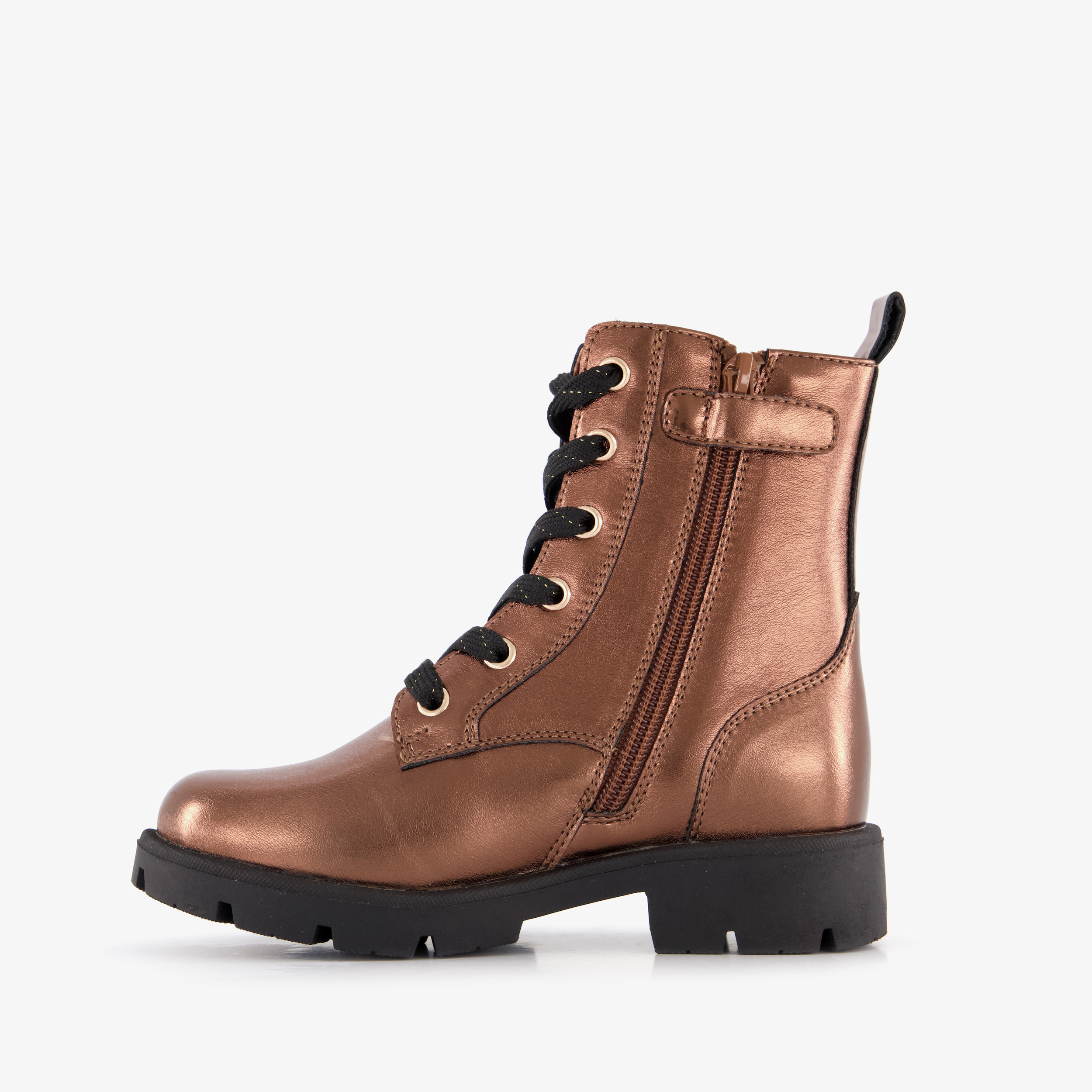Blue Box meisjes veterboots brons