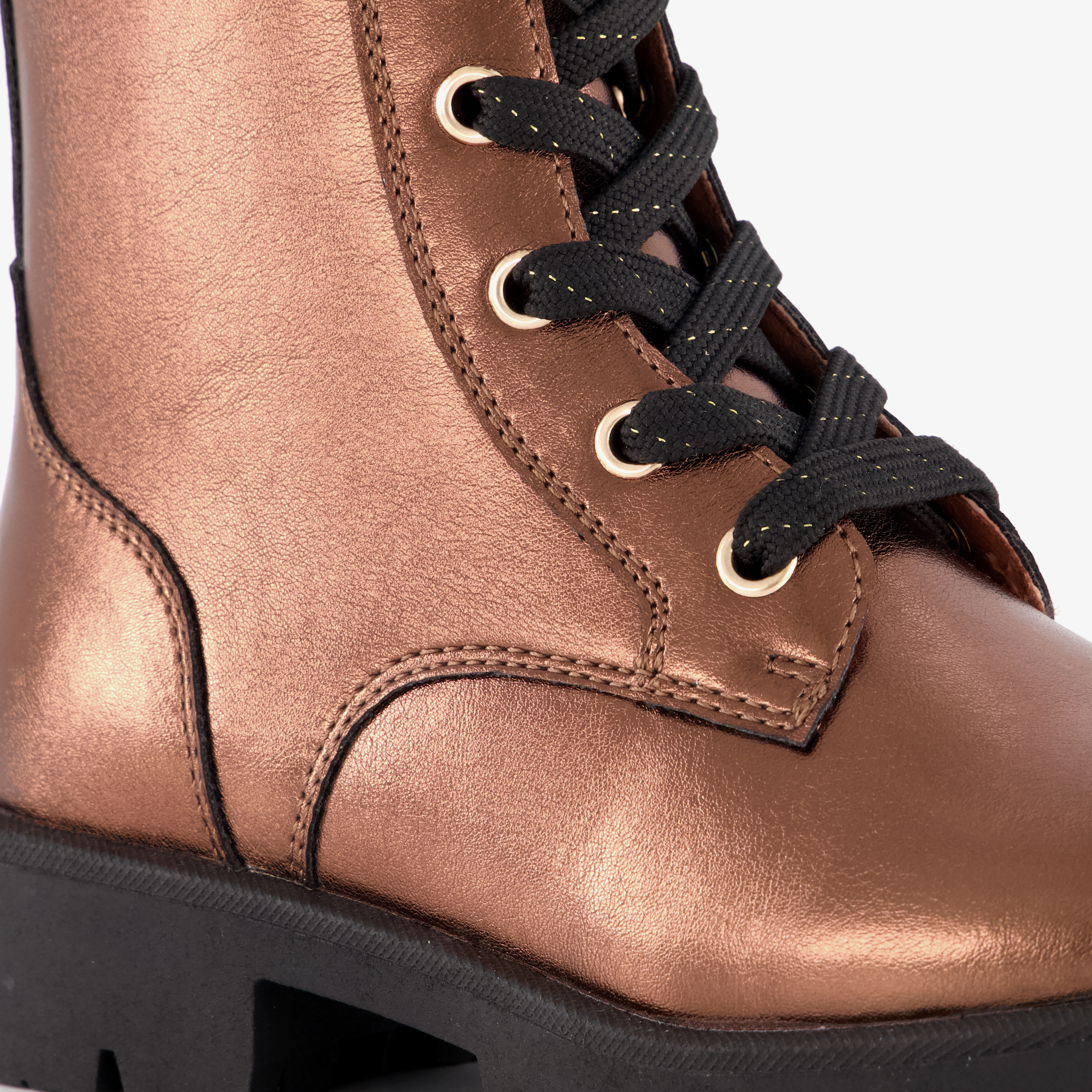 Blue Box meisjes veterboots brons – foto 5