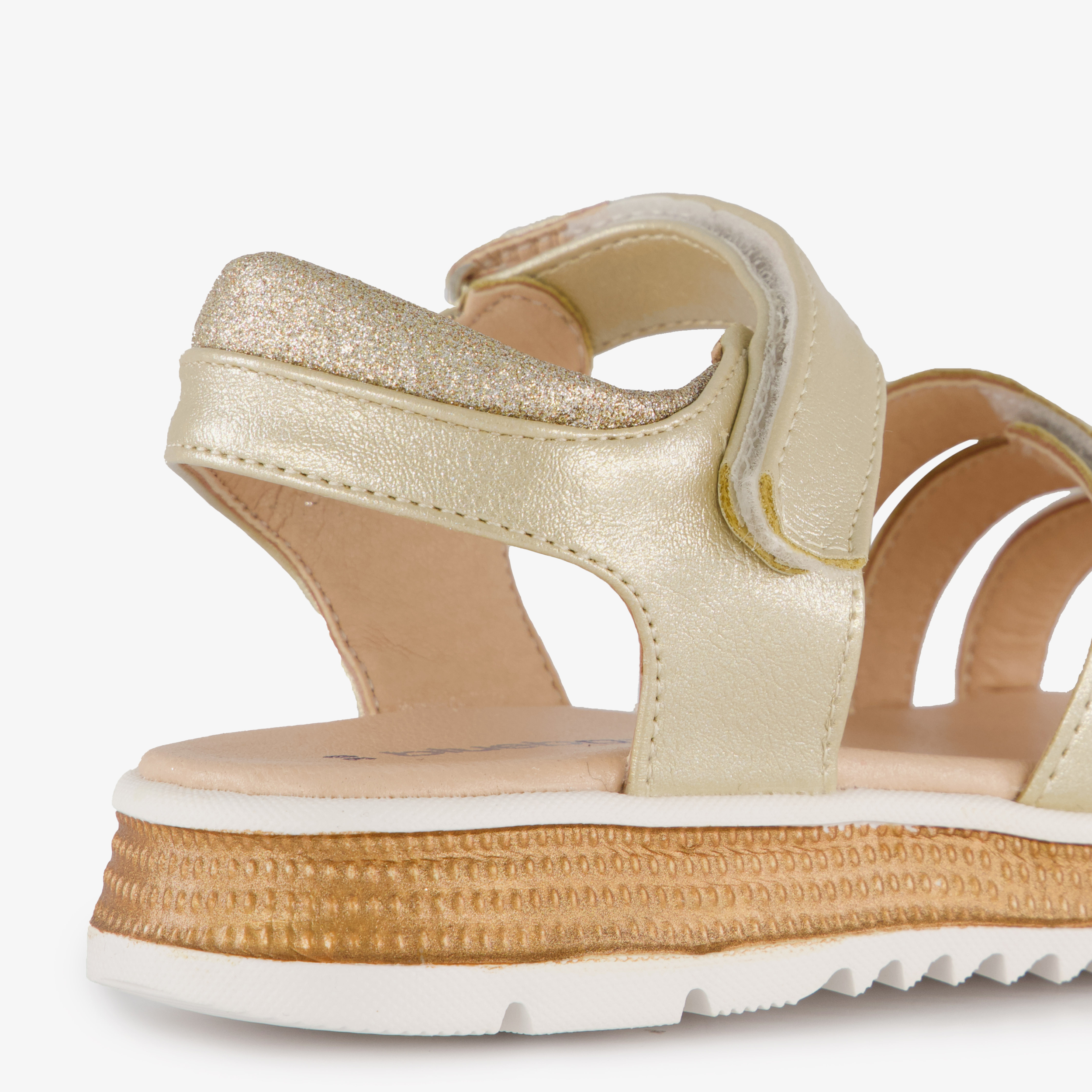 Blue Box meisjes sandalen met glitters goud – foto 5
