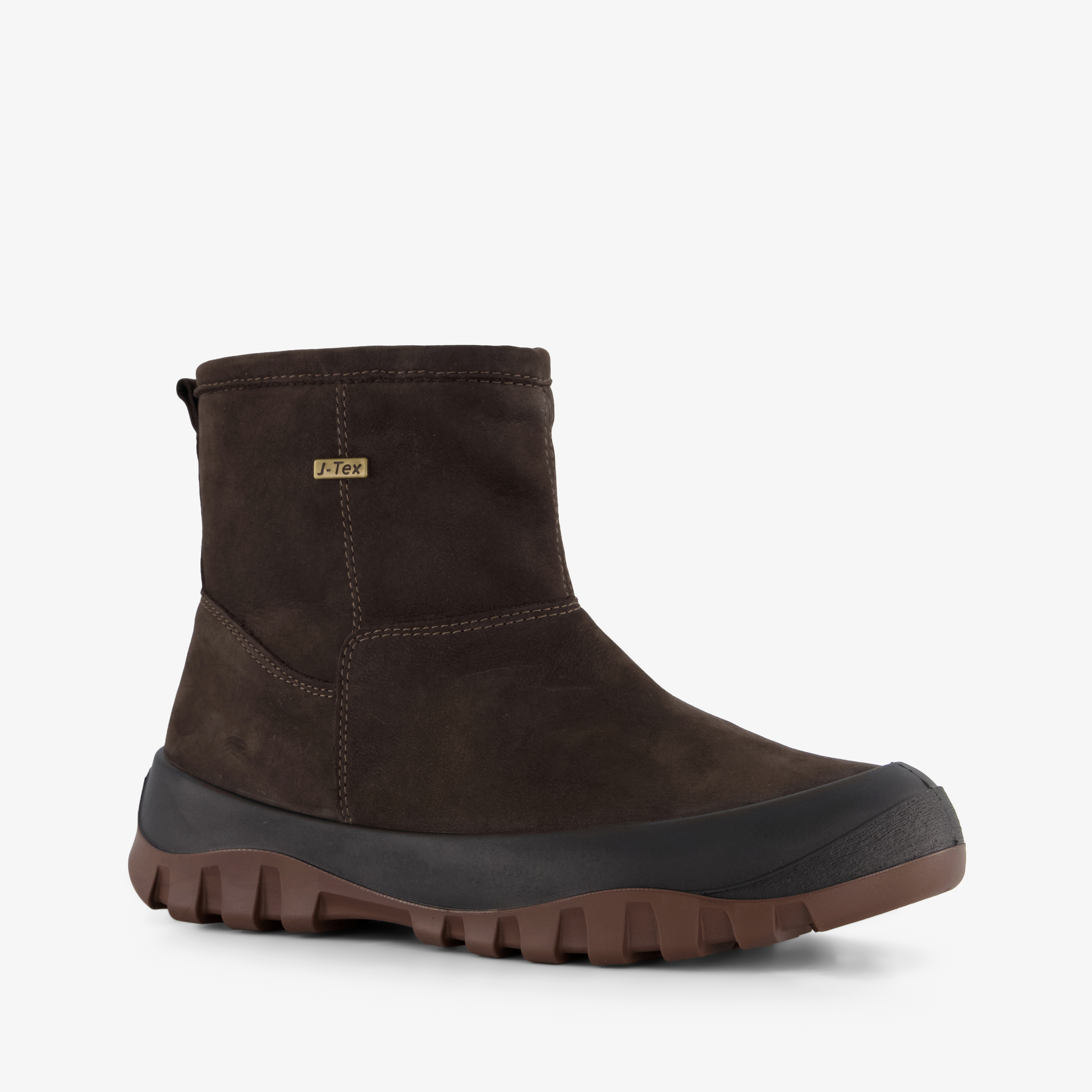 Mountain Peak gevoerde leren dames outdoor boots bruin laarzen