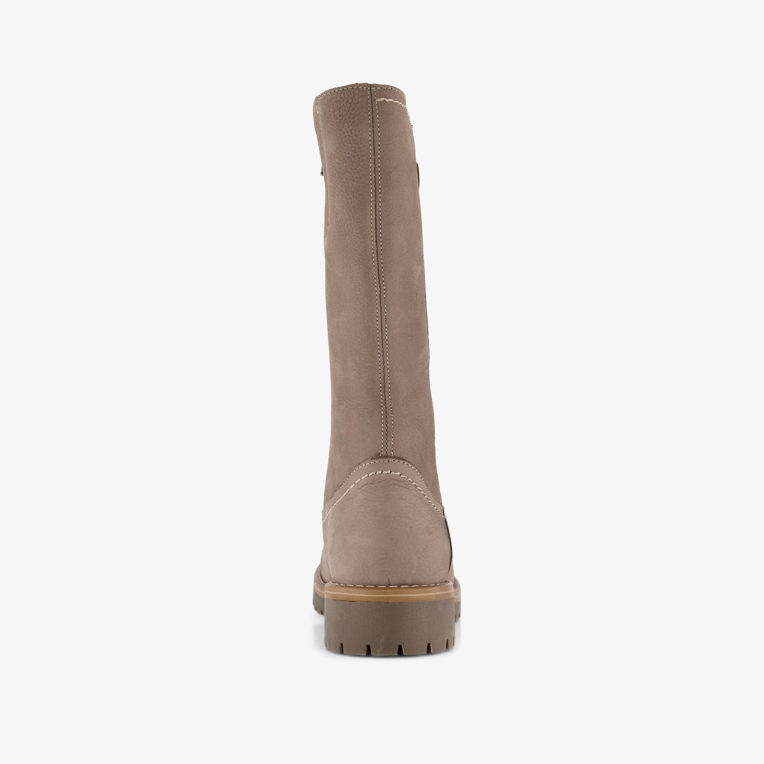Output leren dames laarzen taupe – foto 2