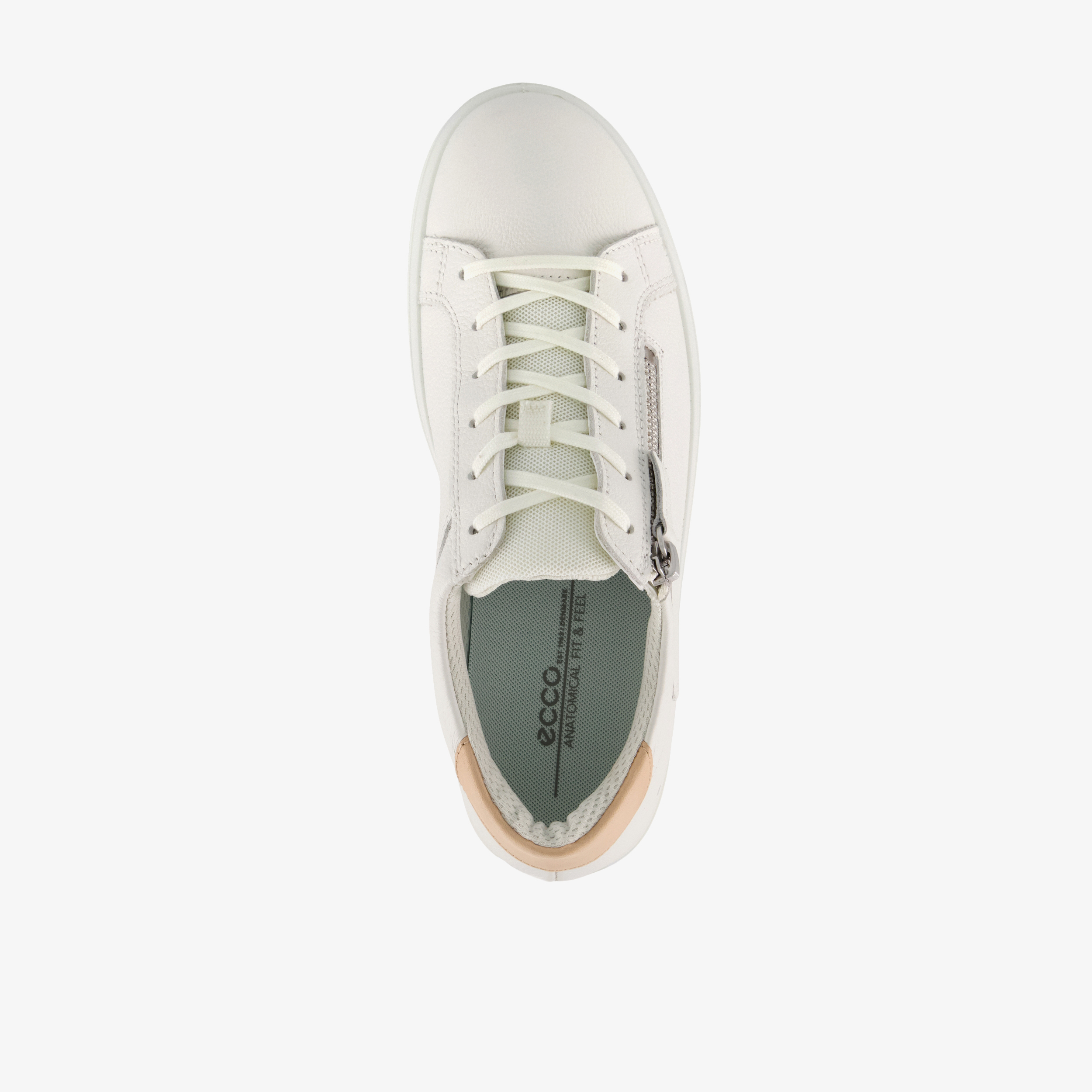ECCO Classic leren dames sneakers wit – foto 4