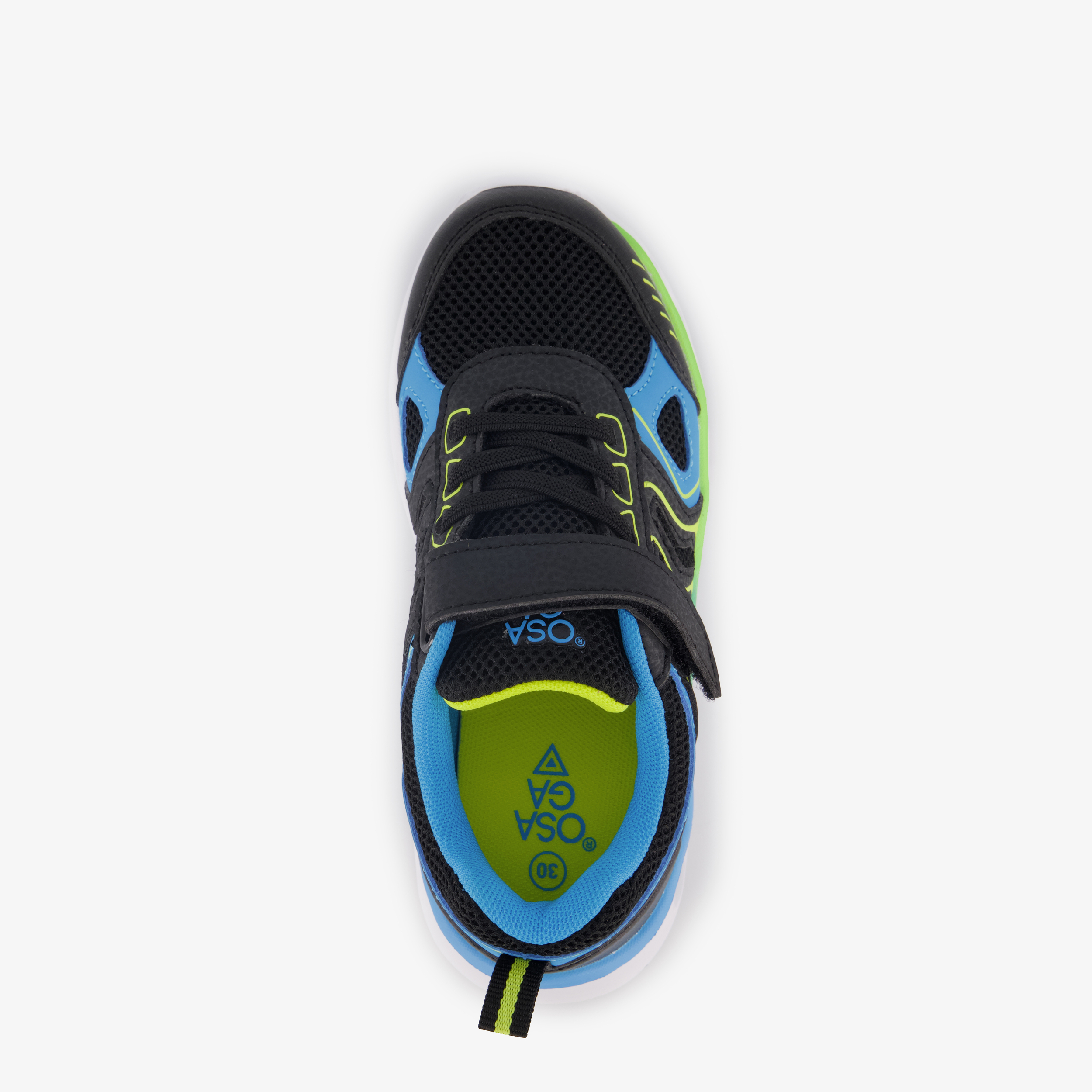Osaga kinder sportschoenen zwart blauw jongens sneakers – foto 4