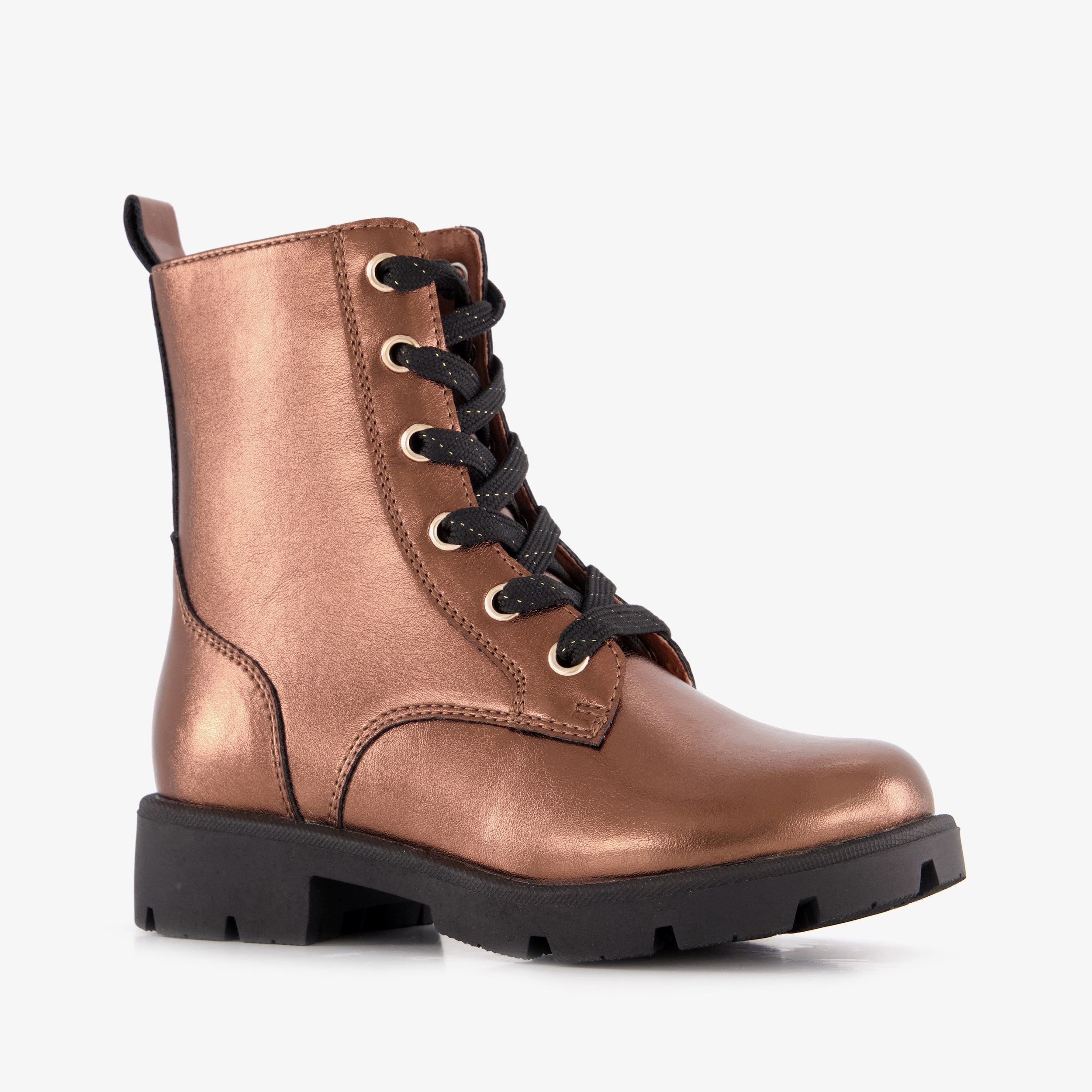 Blue Box meisjes veterboots brons