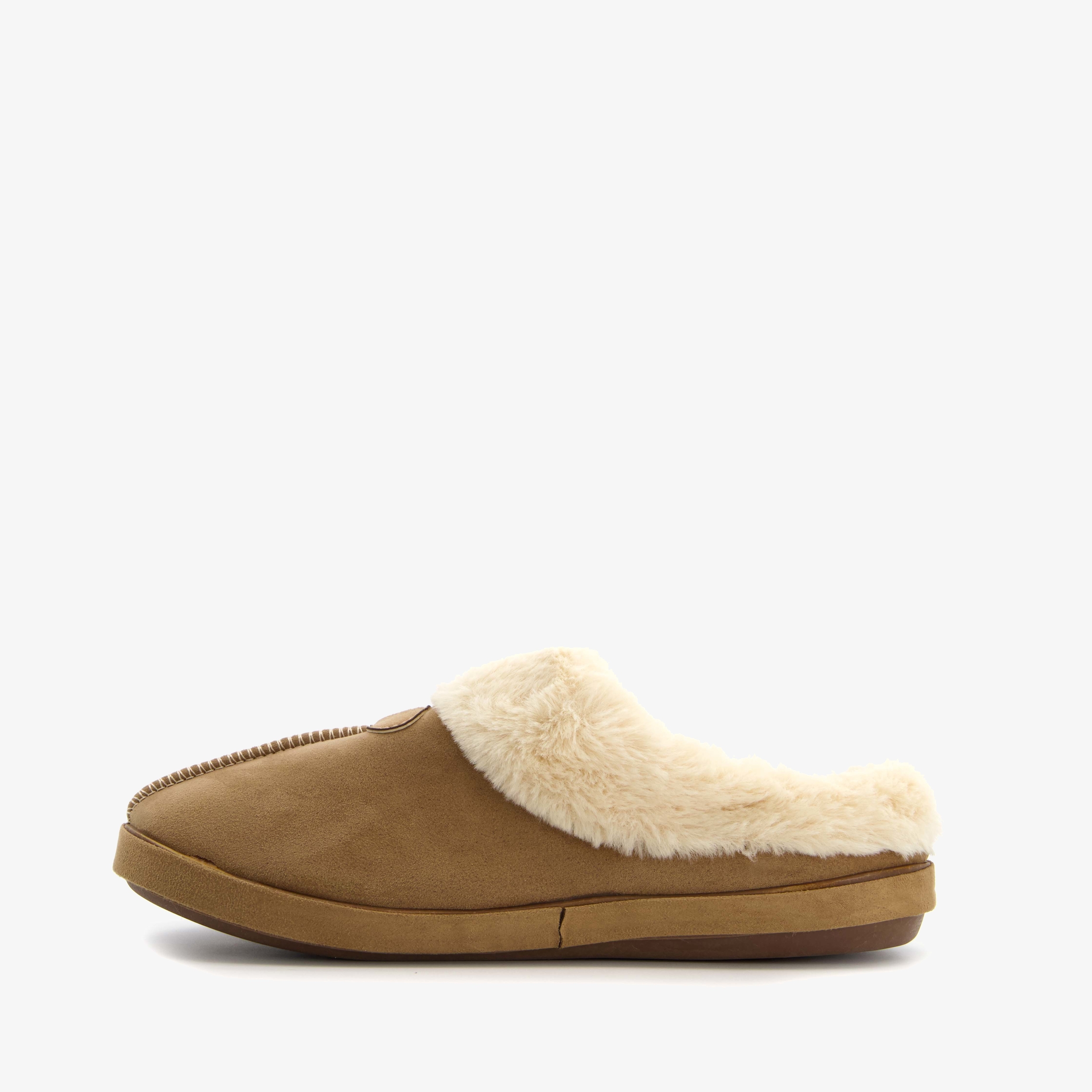 Thu!s instap pantoffels beige dames – foto 2