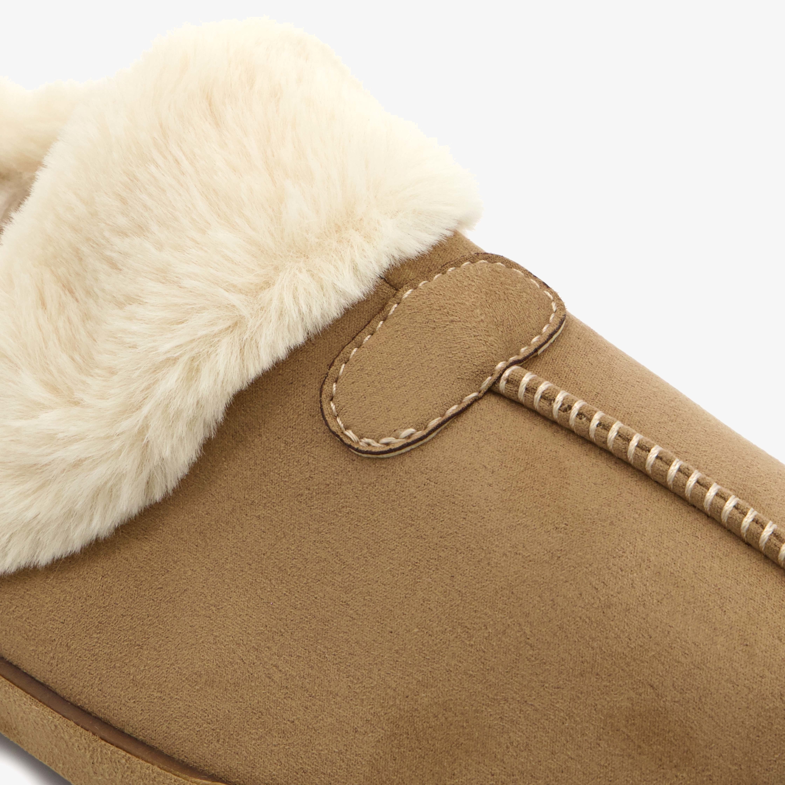 Thu!s instap pantoffels beige dames – foto 5