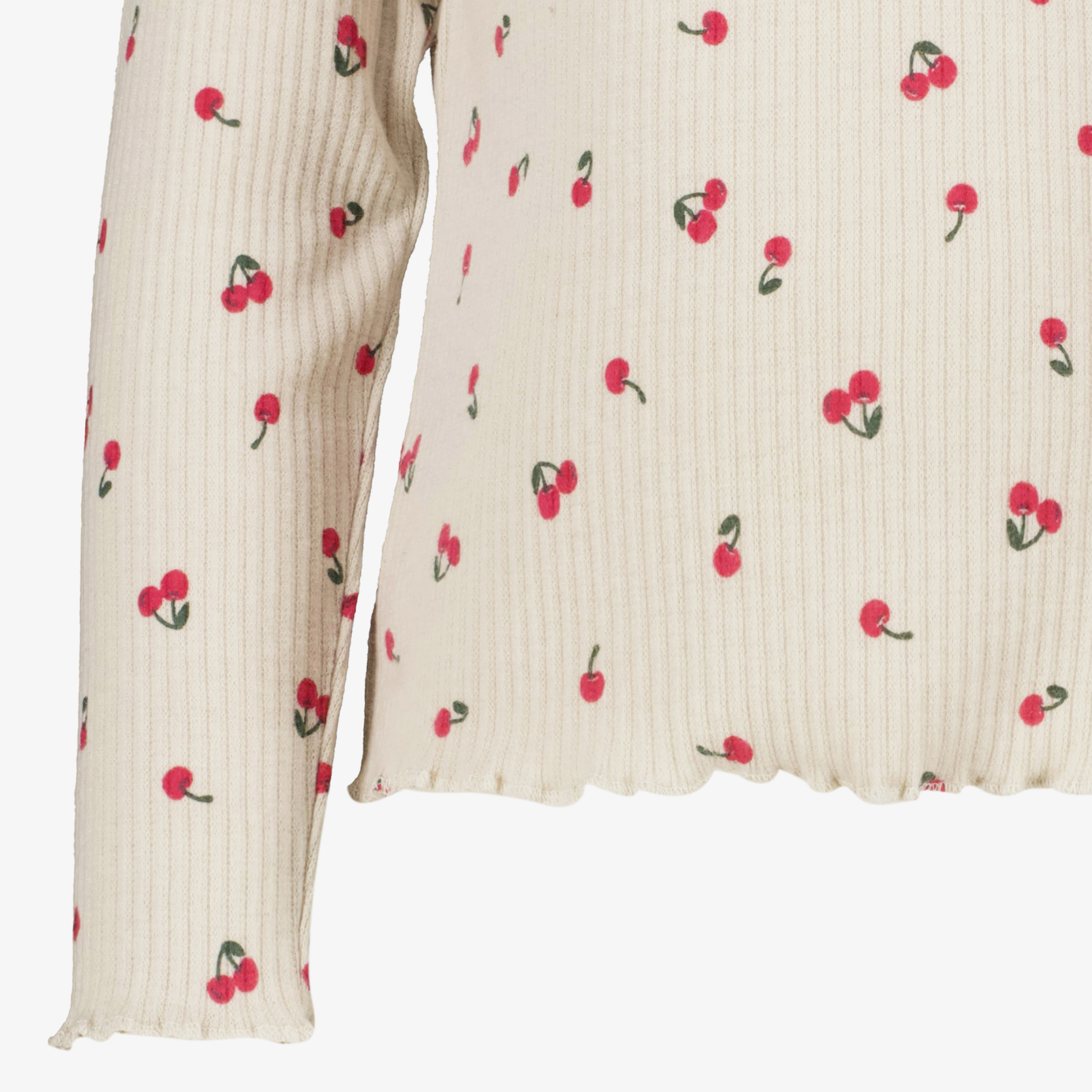 TwoDay meisjes shirt met lange mouwen en kersenprint t-shirts & tops – foto 2