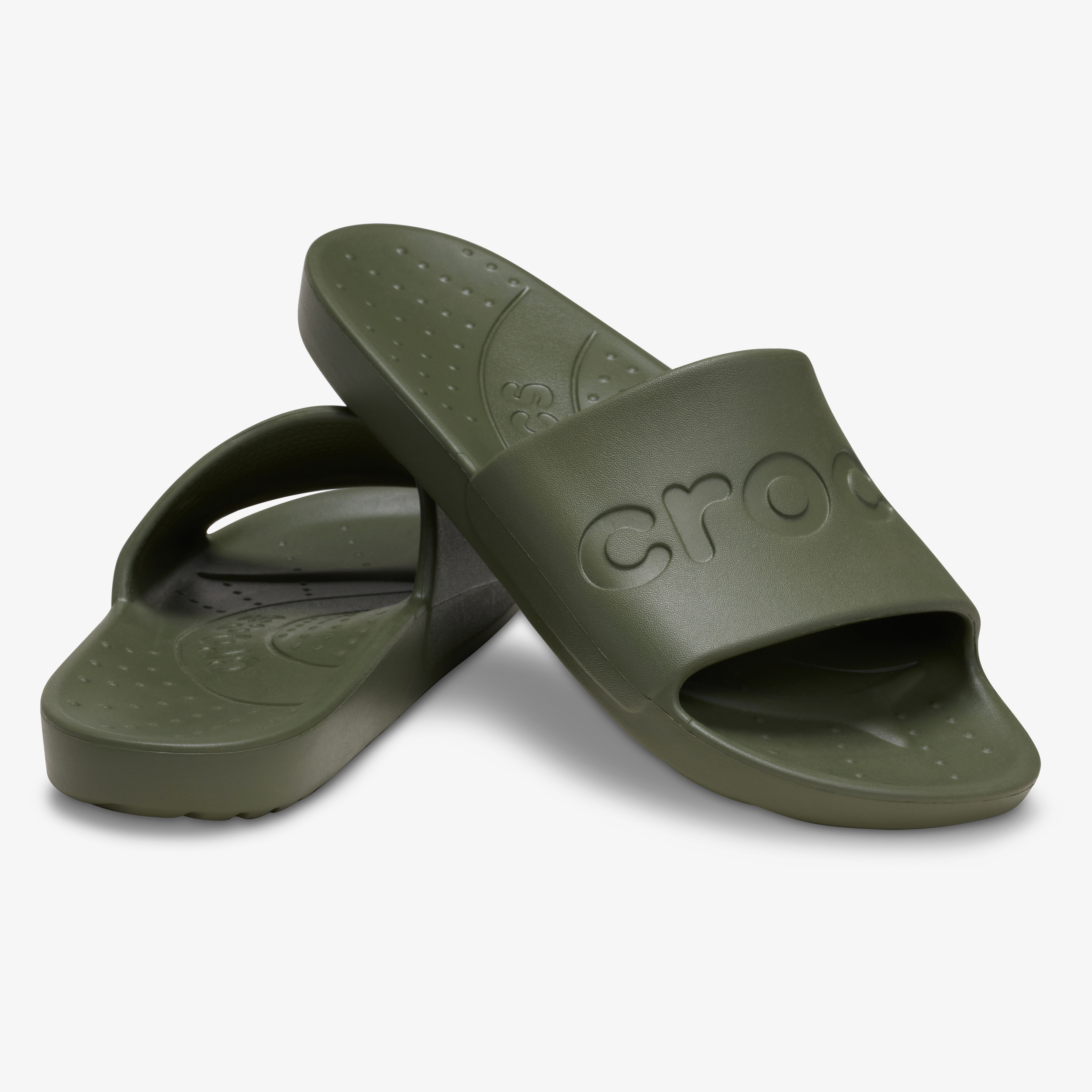 Crocs Slide Army Green heren badslippers groen – foto 5