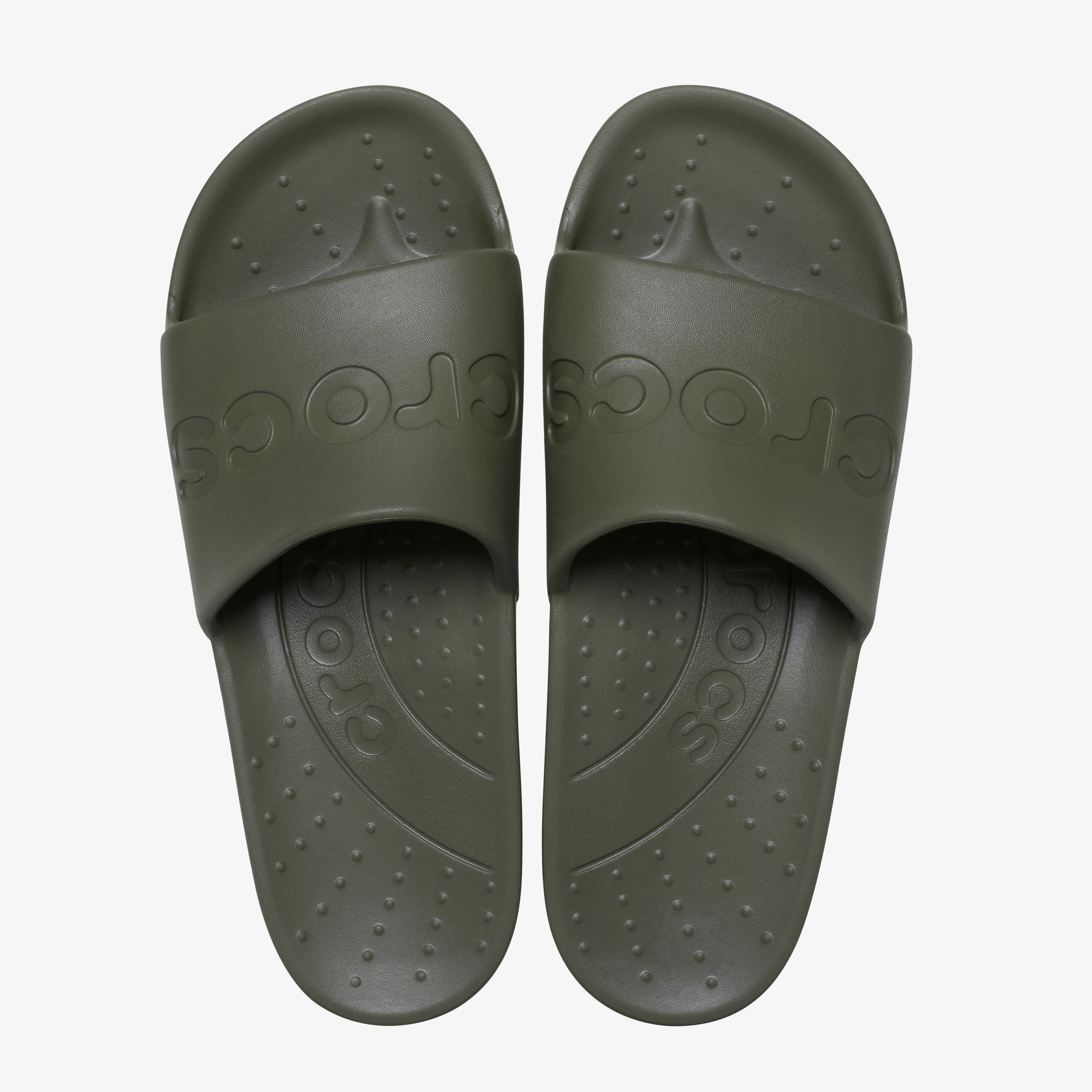 Crocs Slide Army Green heren badslippers groen – foto 4