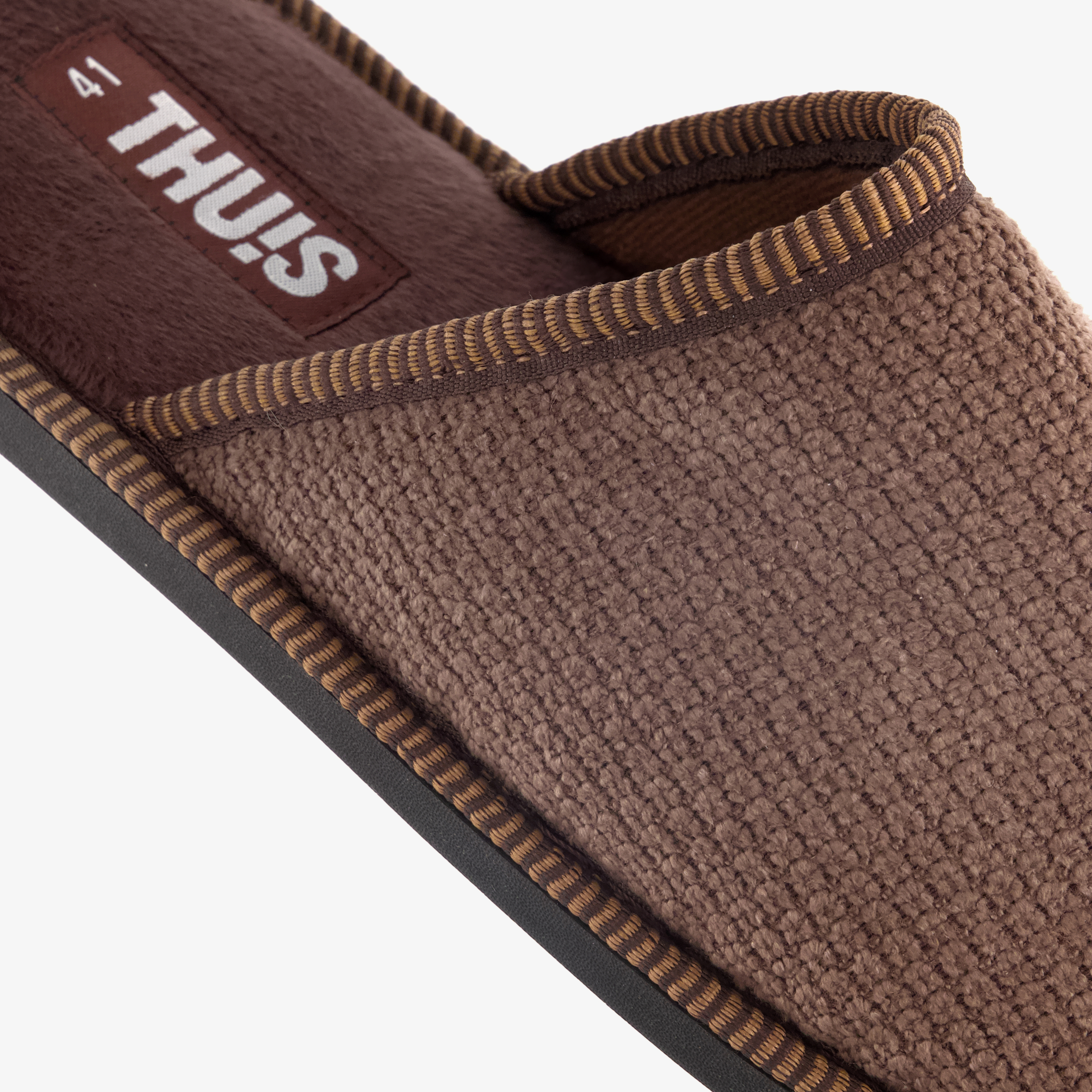 Thu!s heren instap pantoffels bruin – foto 5