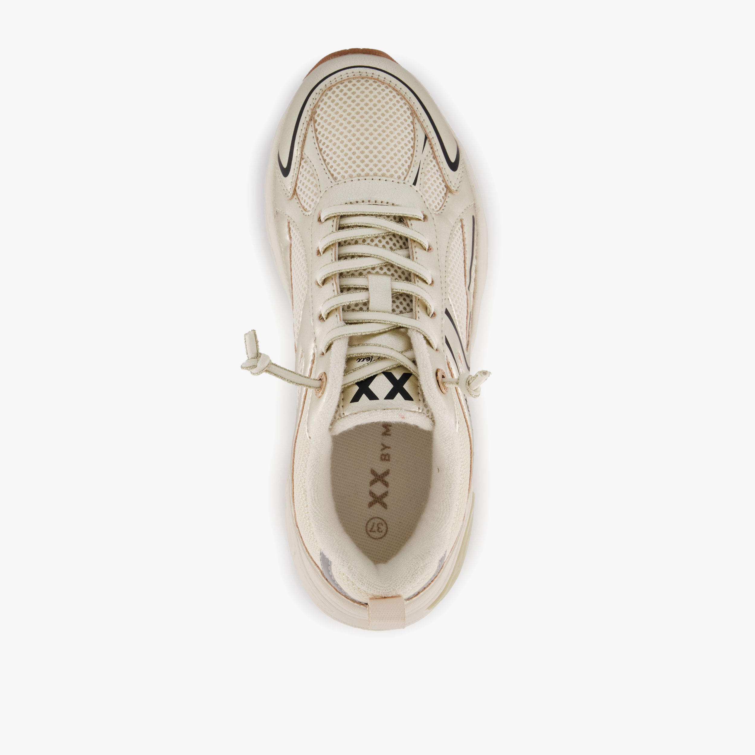 XX by Mexx dames dad sneakers goudkleurig – foto 4