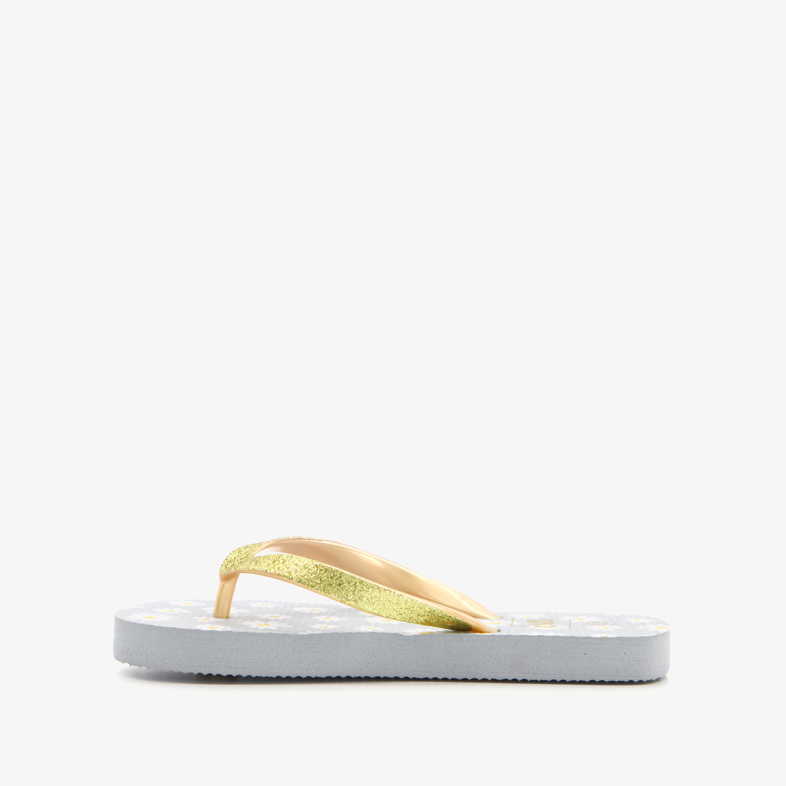 Meisjes teenslippers met madeliefjes – foto 2