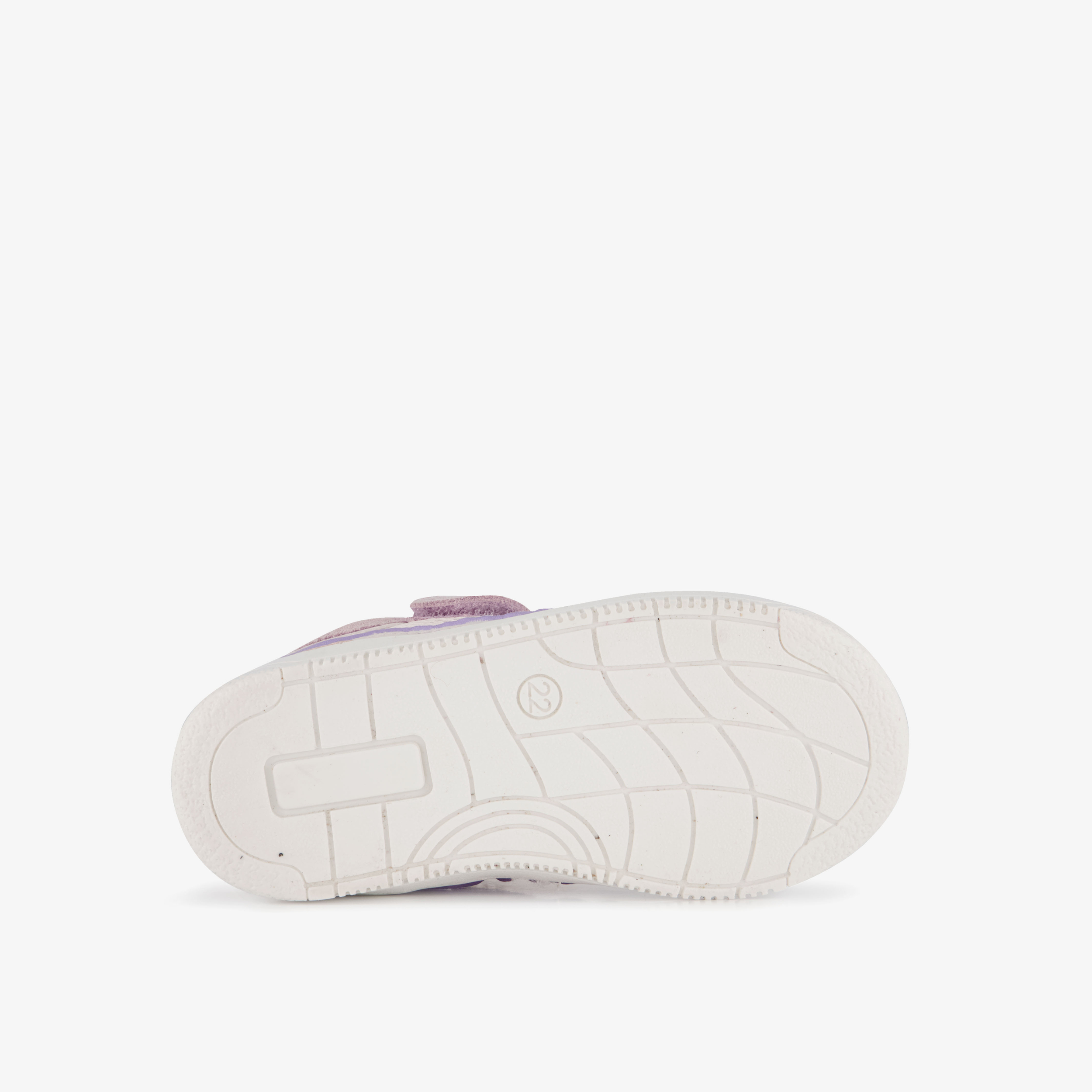 Braqeez leren meisjes sneakers roze paars – foto 3