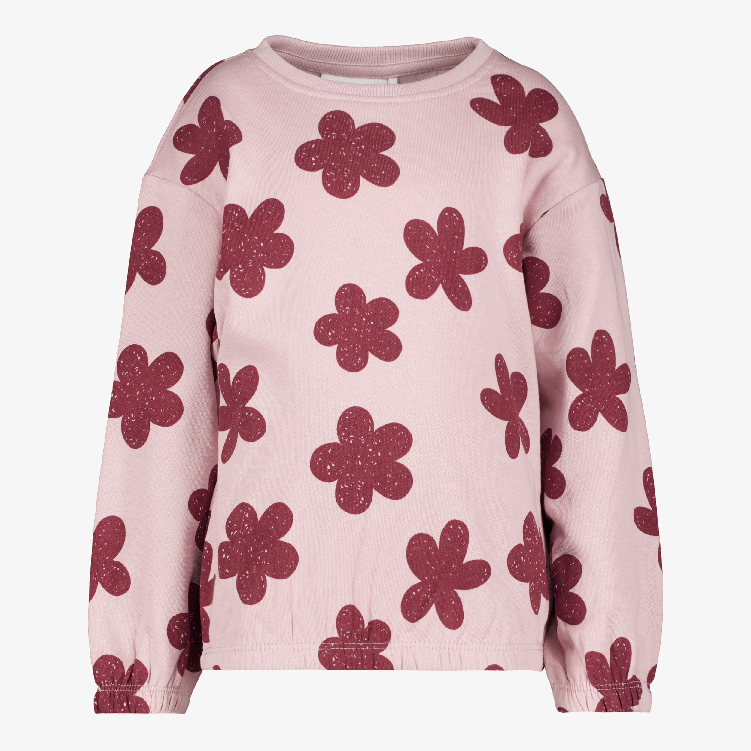 Name It meisjes trui met bloemen roze
