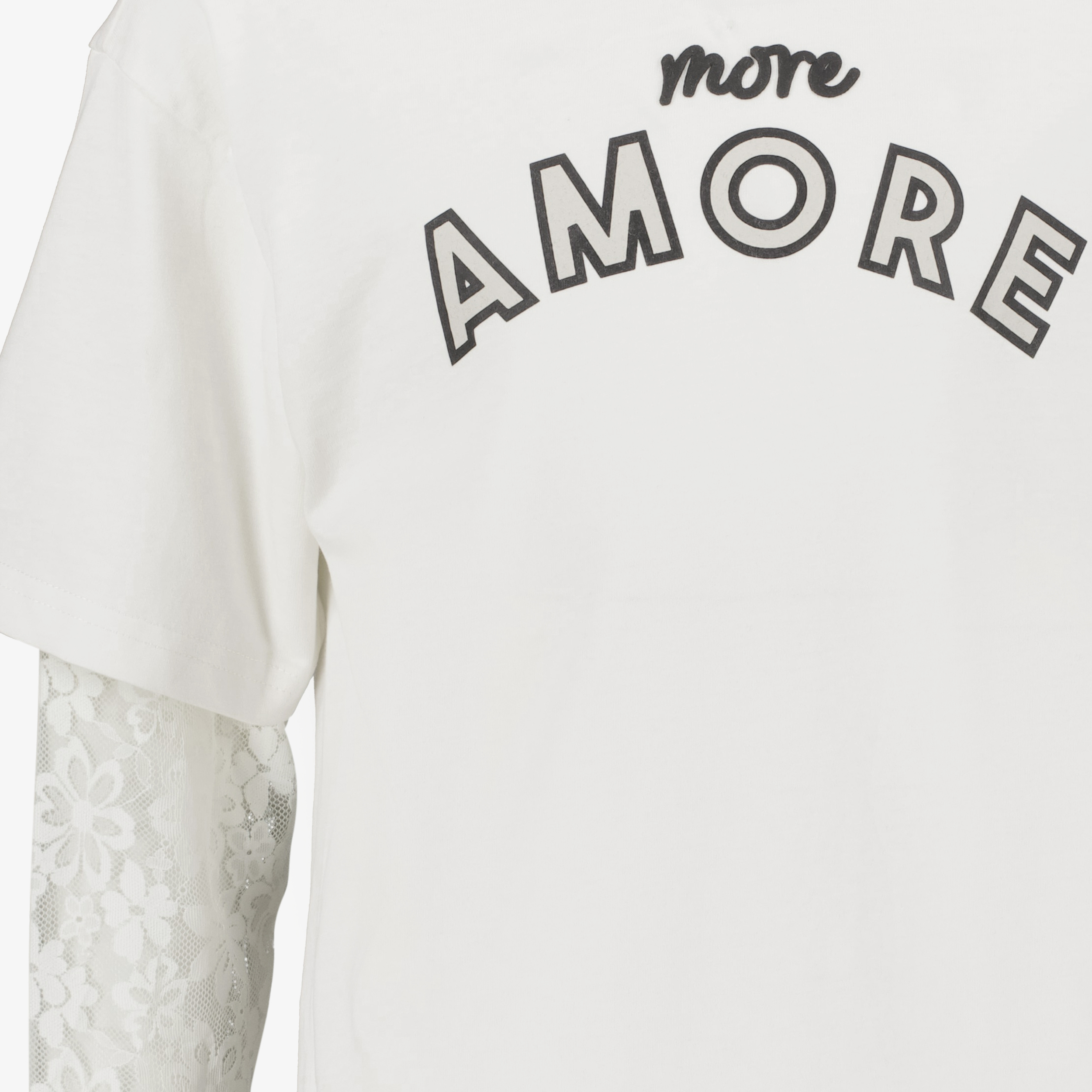 TwoDay meisjes shirt met lange kanten mouwen wit t-shirts & tops – foto 2