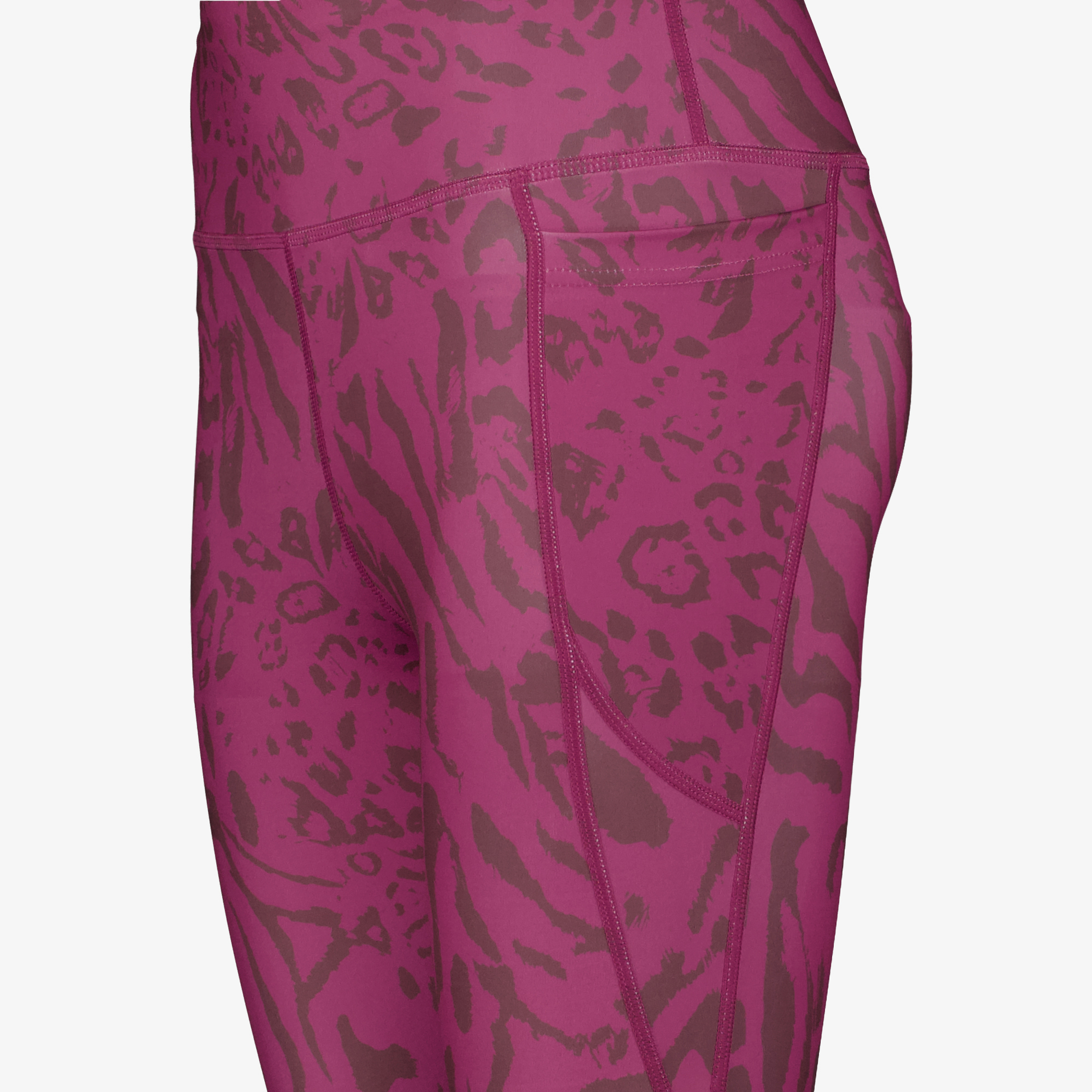 Osaga dames  sportlegging met panterprint paars broeken & shorts – foto 2
