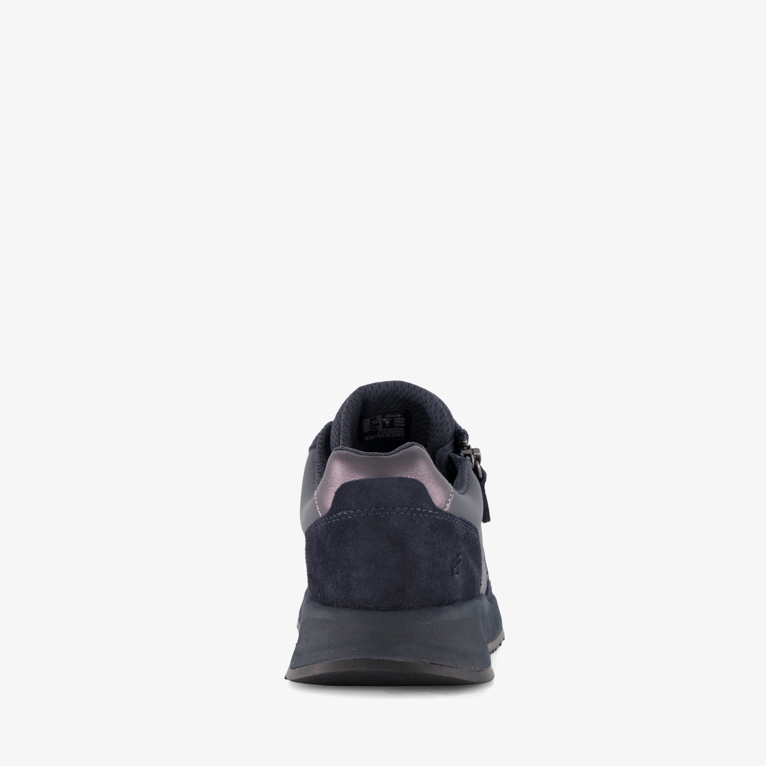 ECCO OTM W Low-Cut leren dames sneakers zwart – foto 2