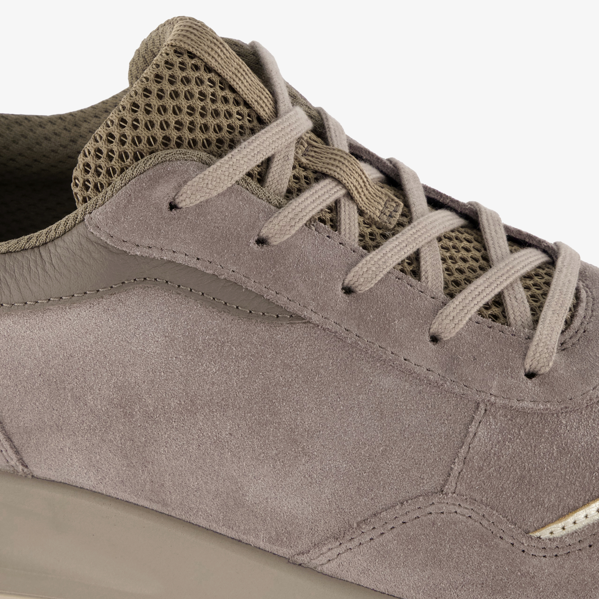 ECCO OTM W Low-Cut suède dames sneakers taupe – foto 5