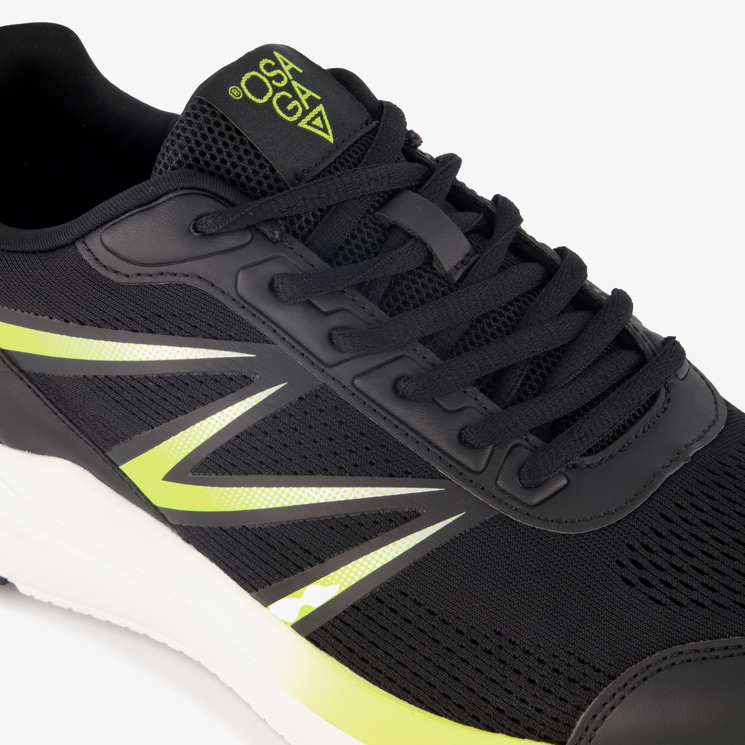 Osaga heren hardloopschoenen zwart geel – foto 5