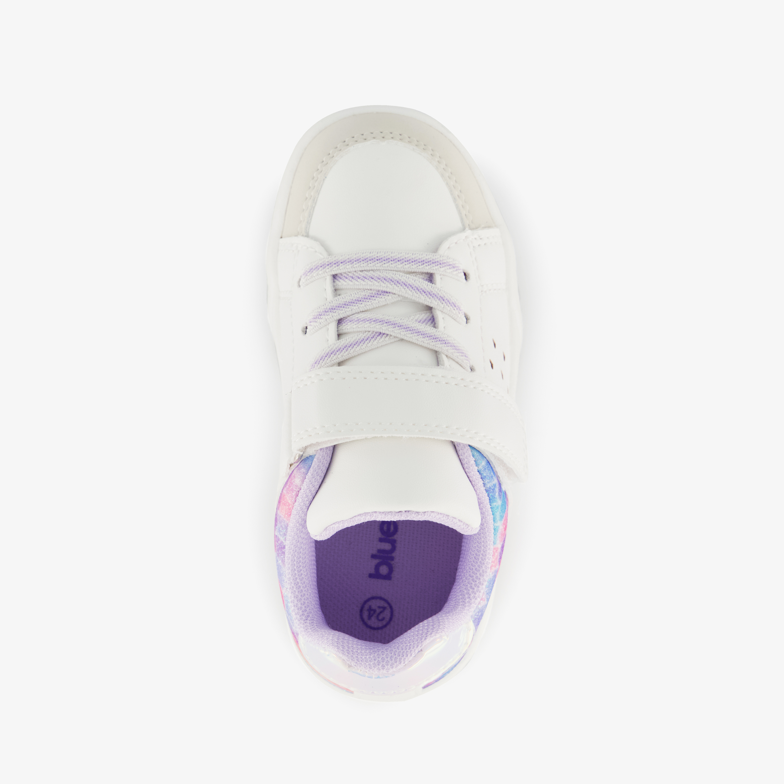 Blue Box meisjes zeemeermin sneakers wit – foto 4