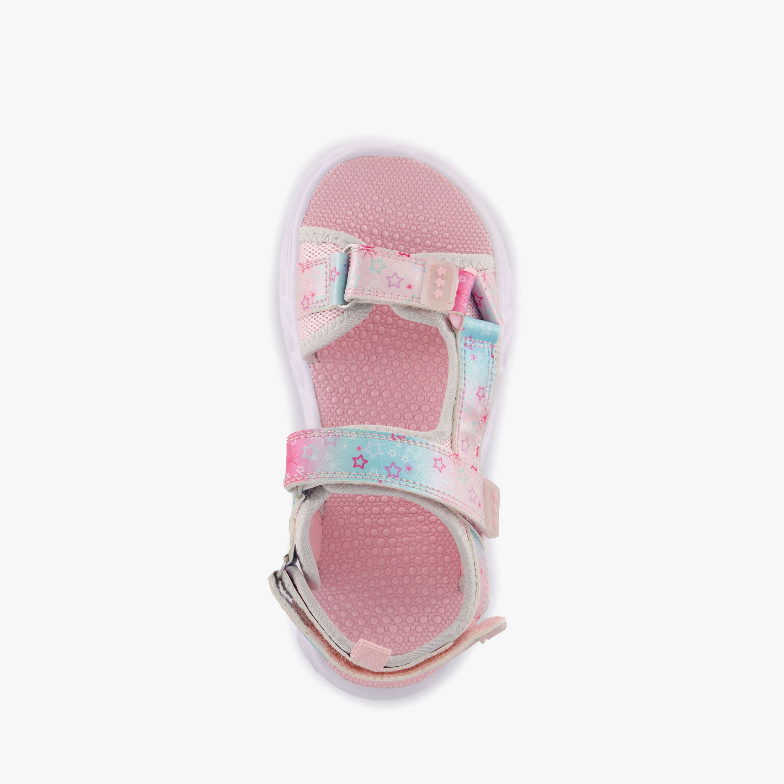 Blue Box meisjes sandalen met lichtjes roze pastel – foto 4