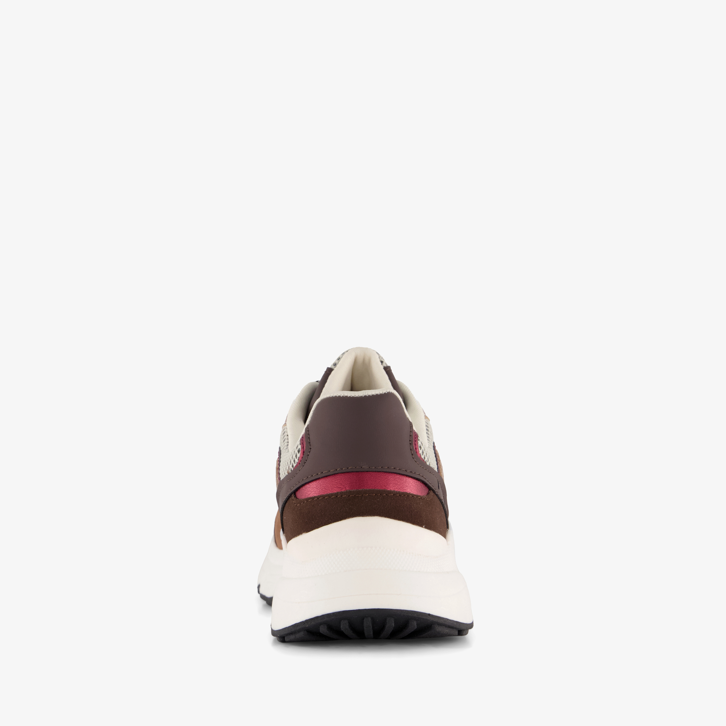 Blue Box dames dad sneakers bruin rood – foto 2