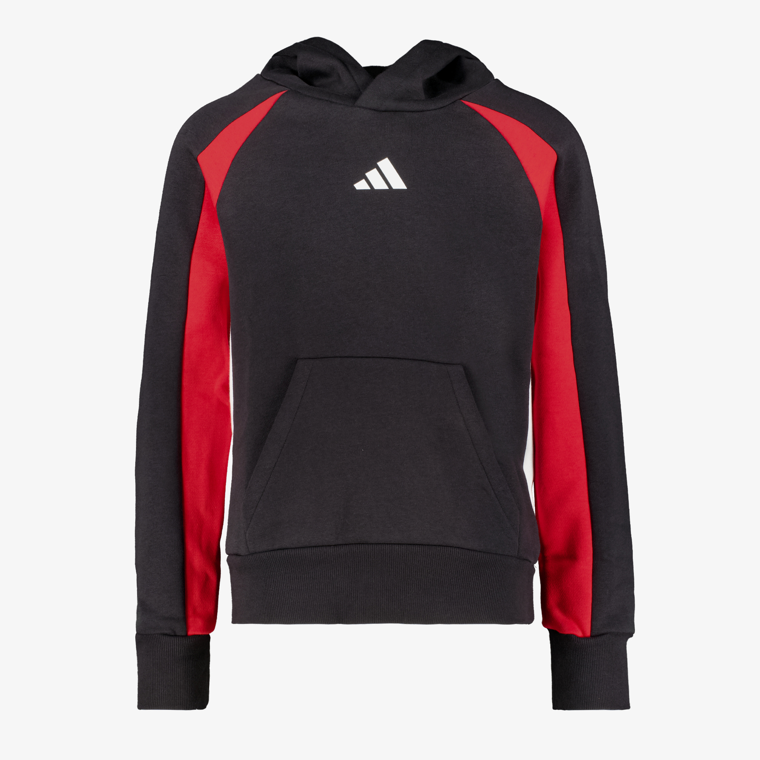 Adidas J CB FL HD kinder hoodie zwart rood