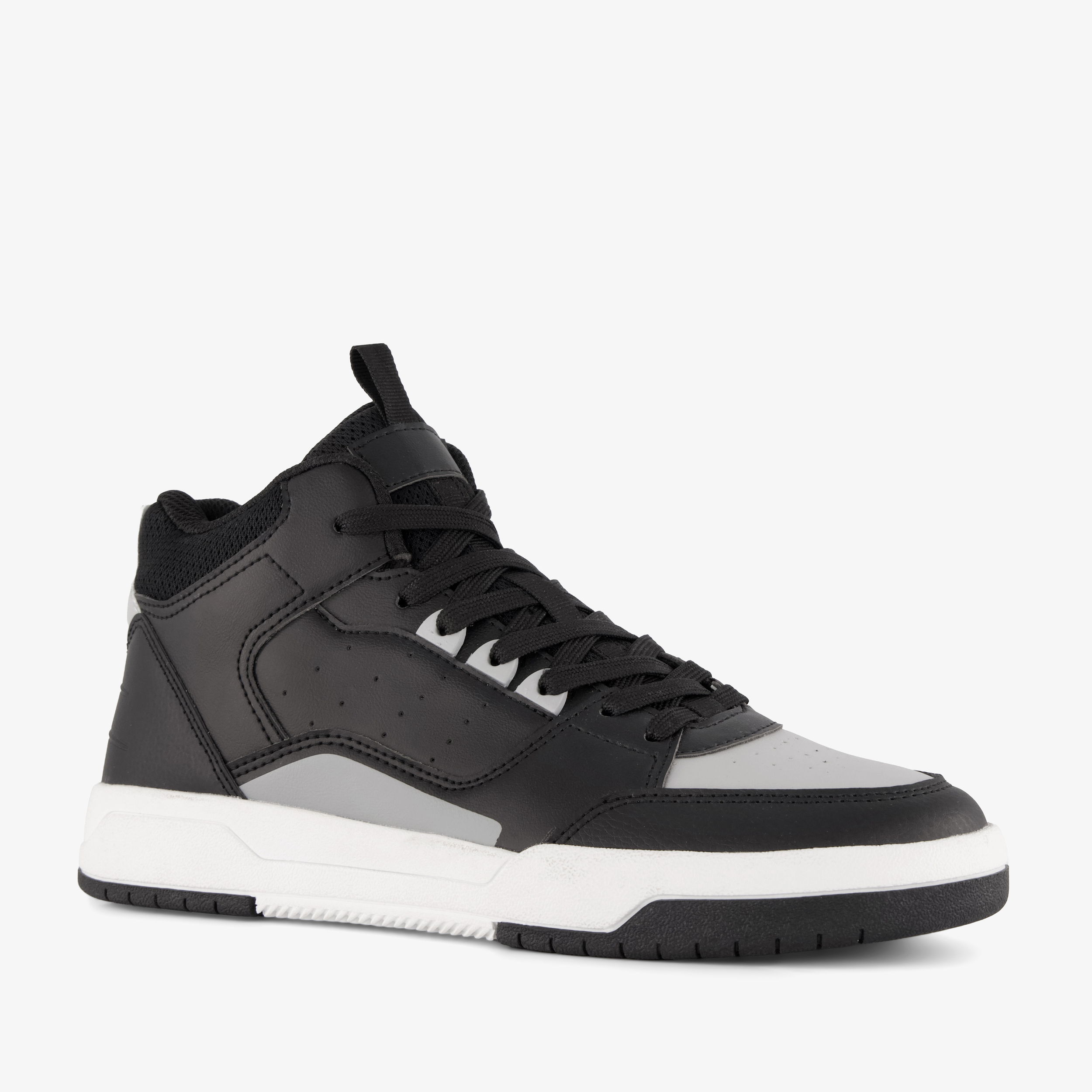 Blue Box hoge heren sneakers zwart
